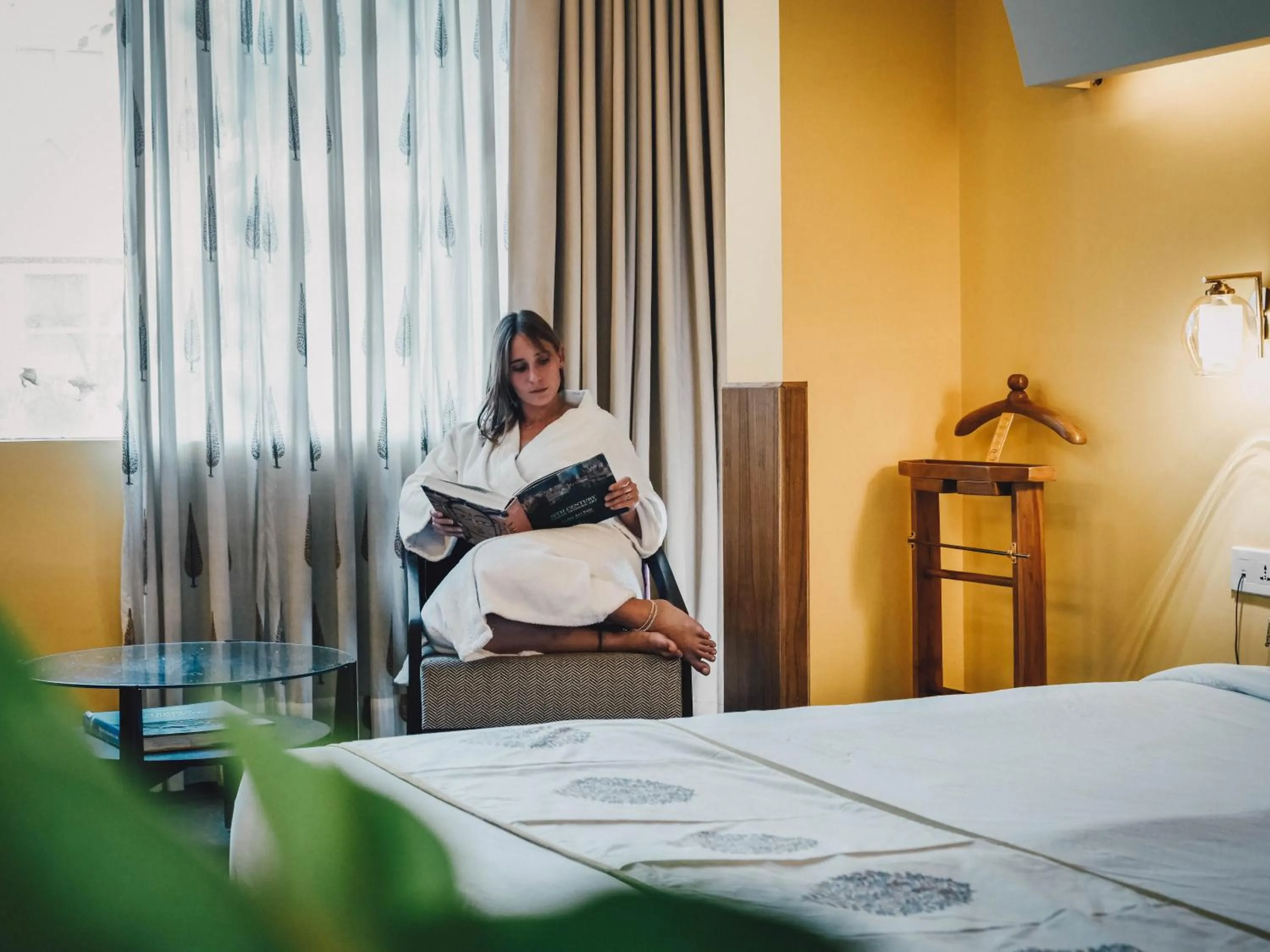 Bed in Ekaa Villa near Taj Mahal