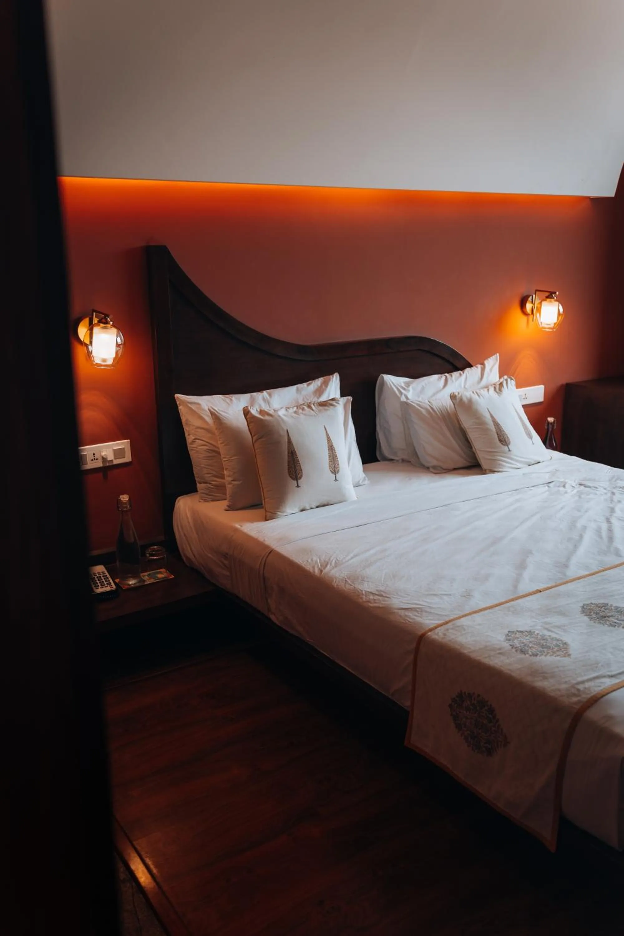 Bed in Ekaa Villa near Taj Mahal