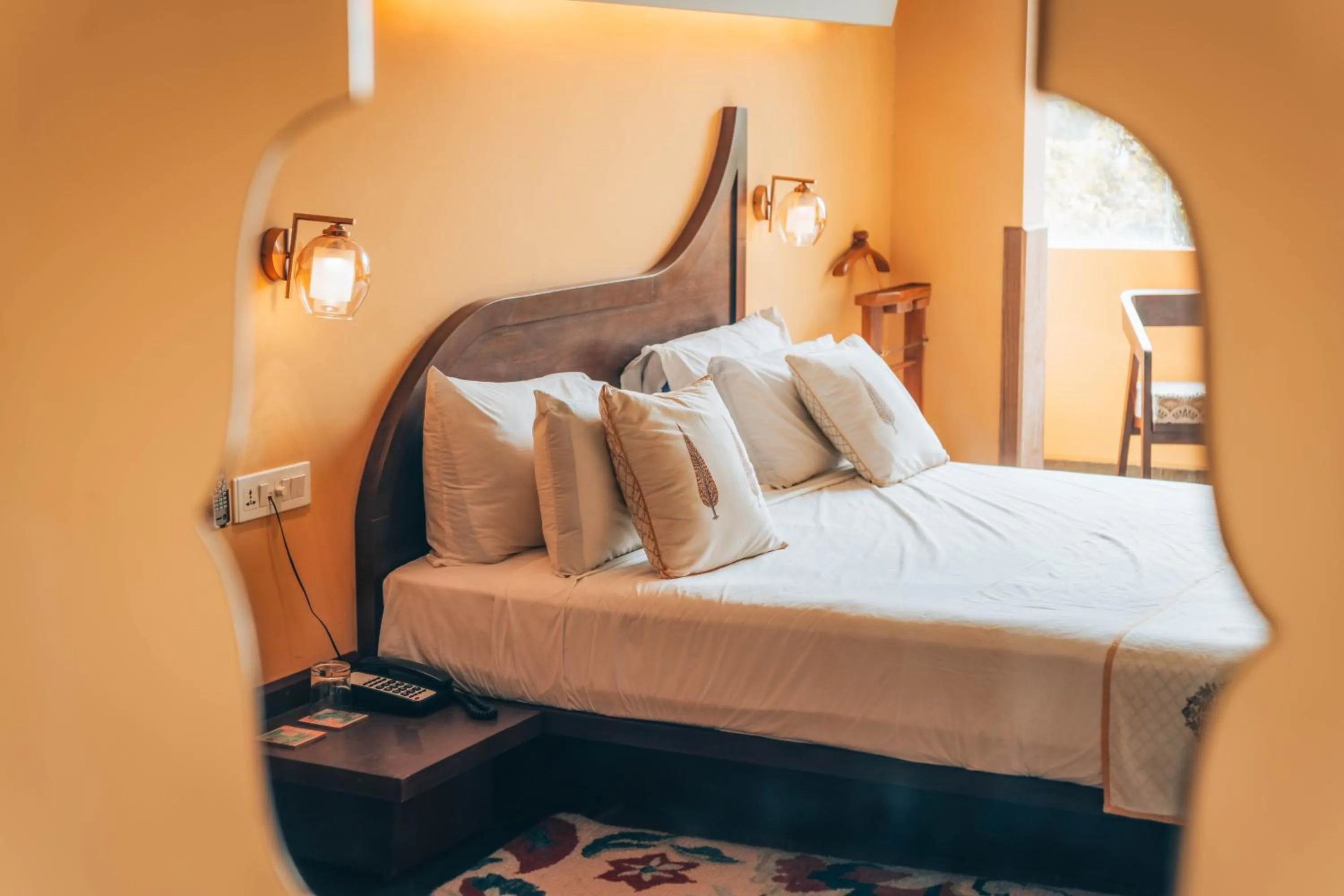 Bed in Ekaa Villa near Taj Mahal