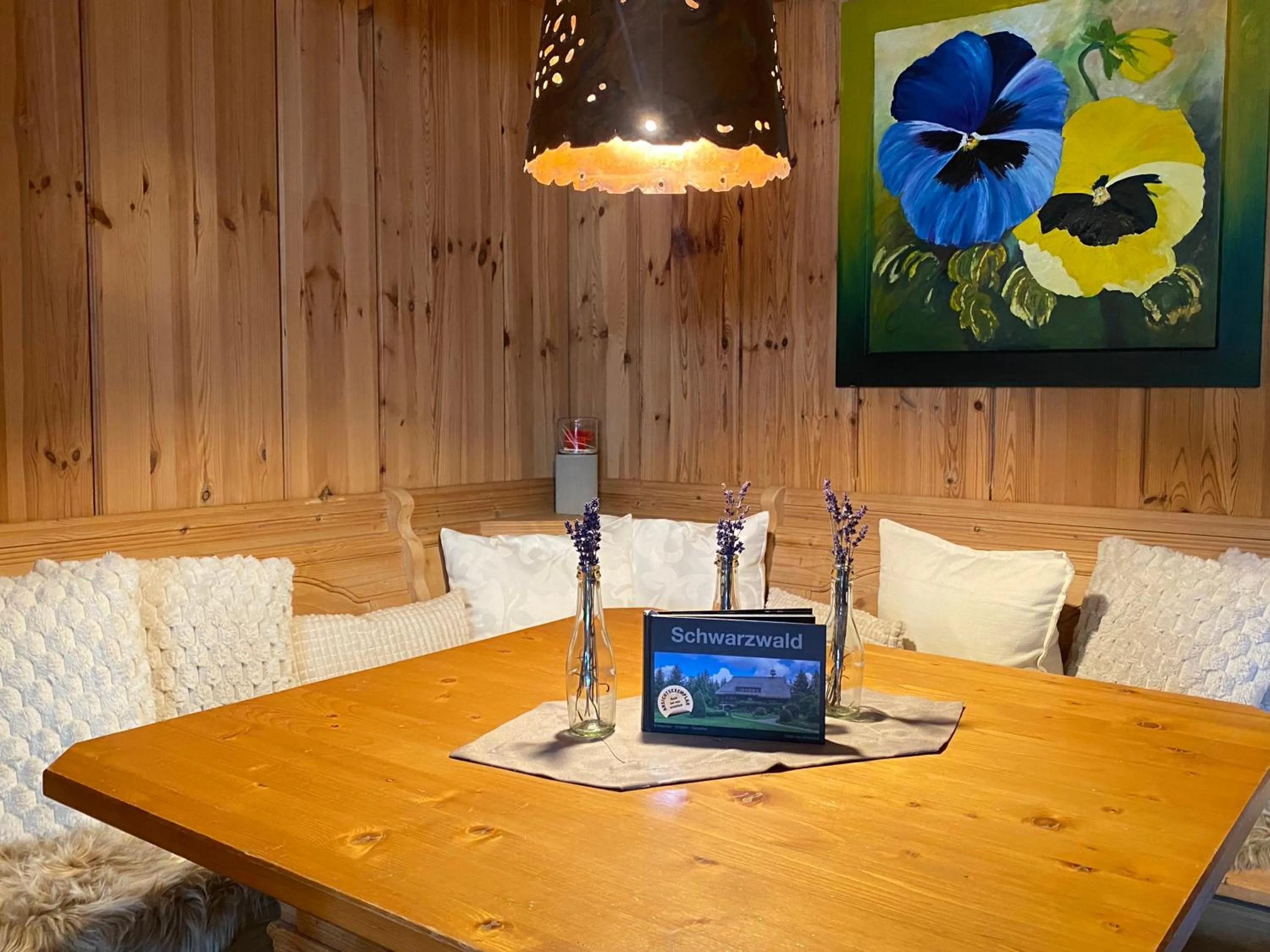 Seating area in Hotel Hirschen