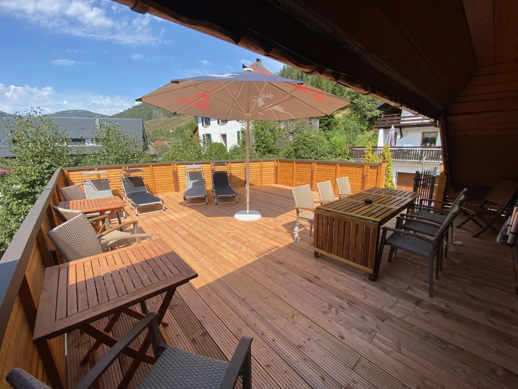 Balcony/Terrace in Hotel Hirschen
