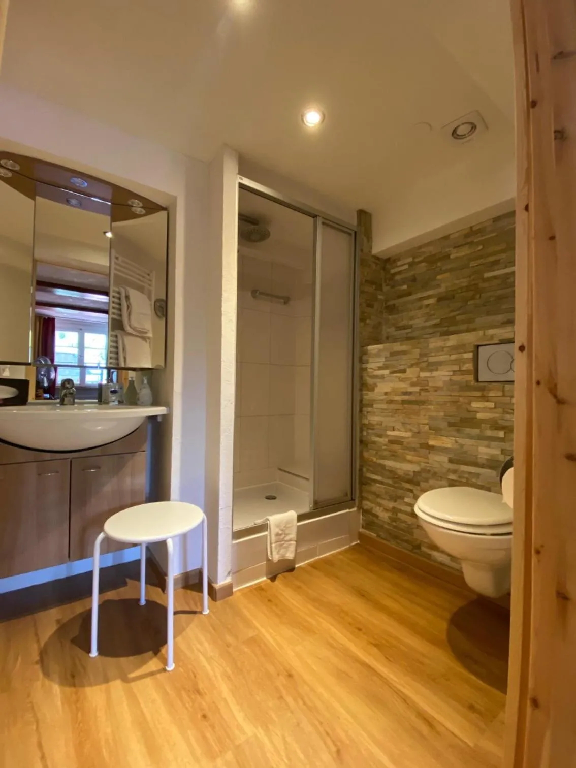 Bathroom in Hotel Hirschen