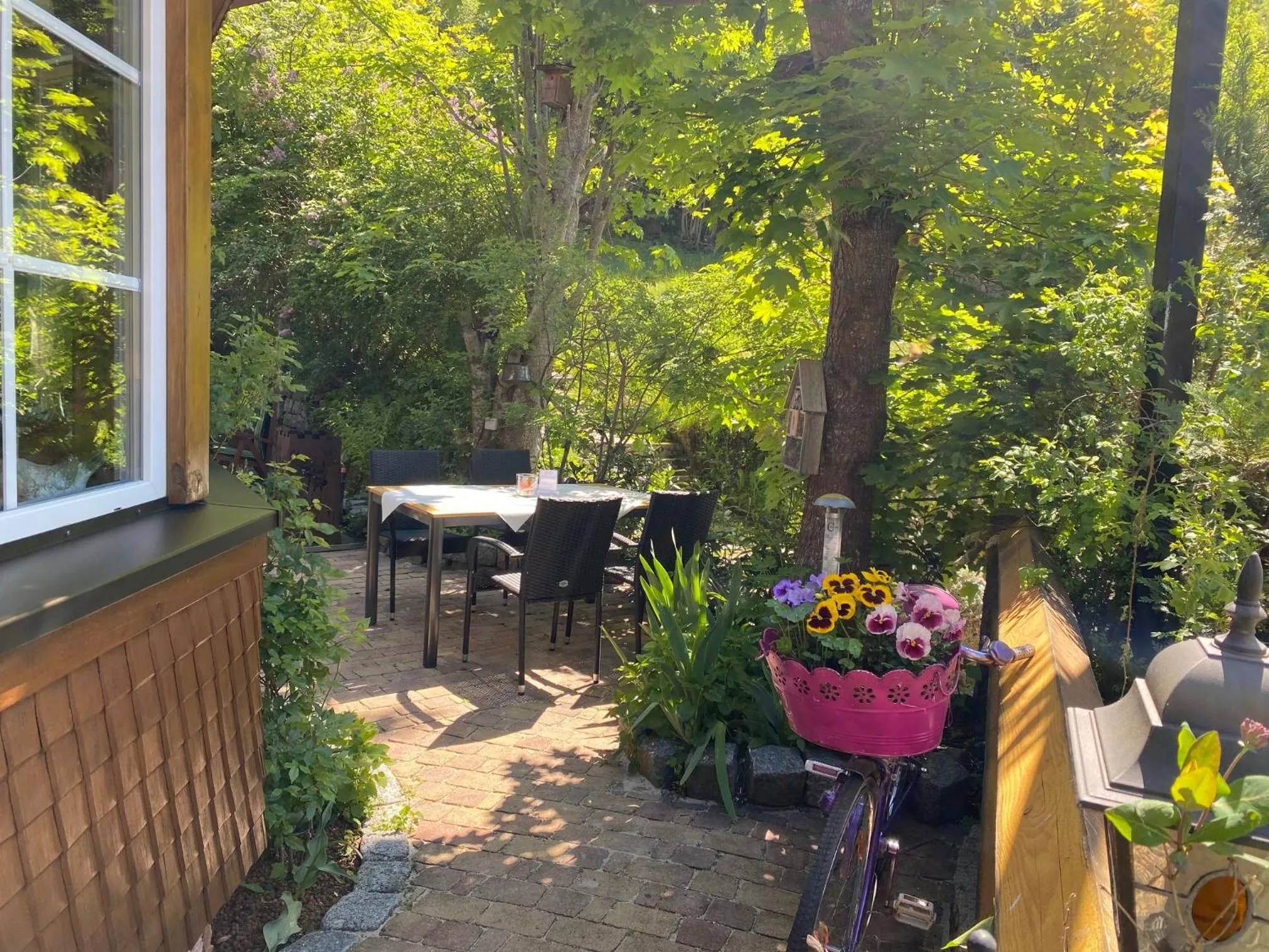 Garden in Hotel Hirschen