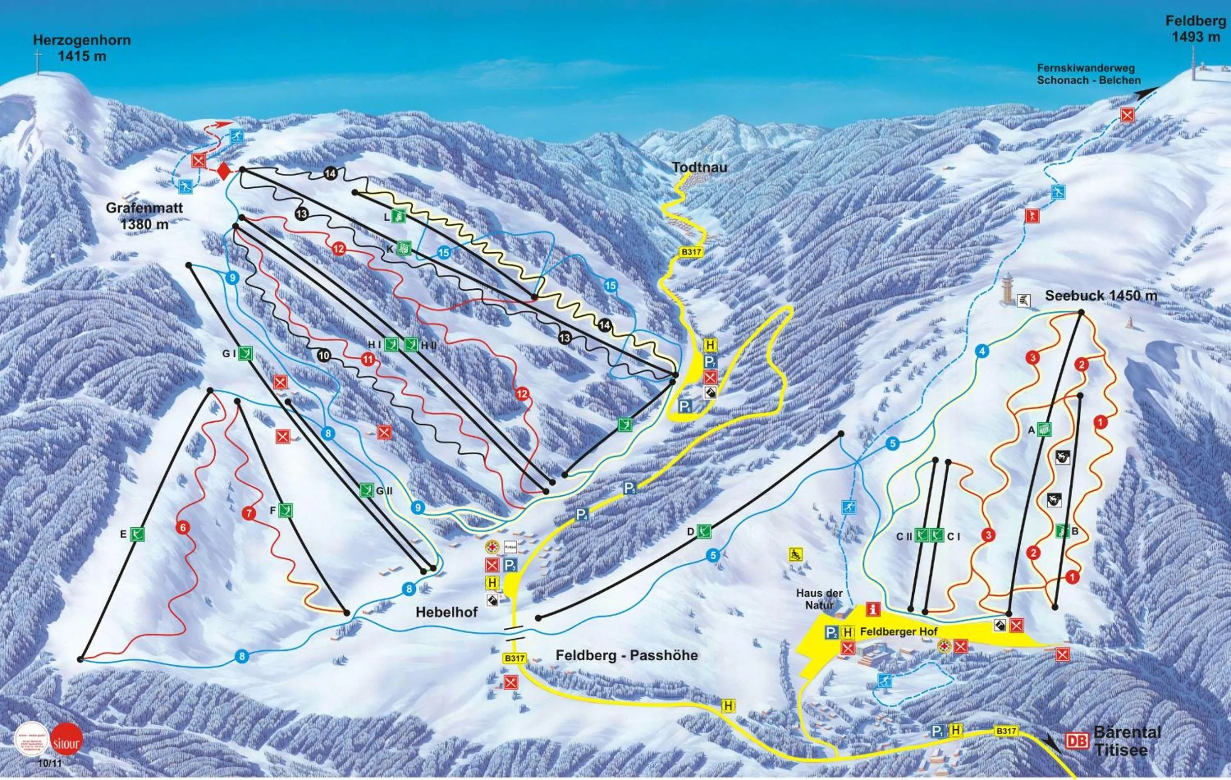 Skiing in Hotel Hirschen