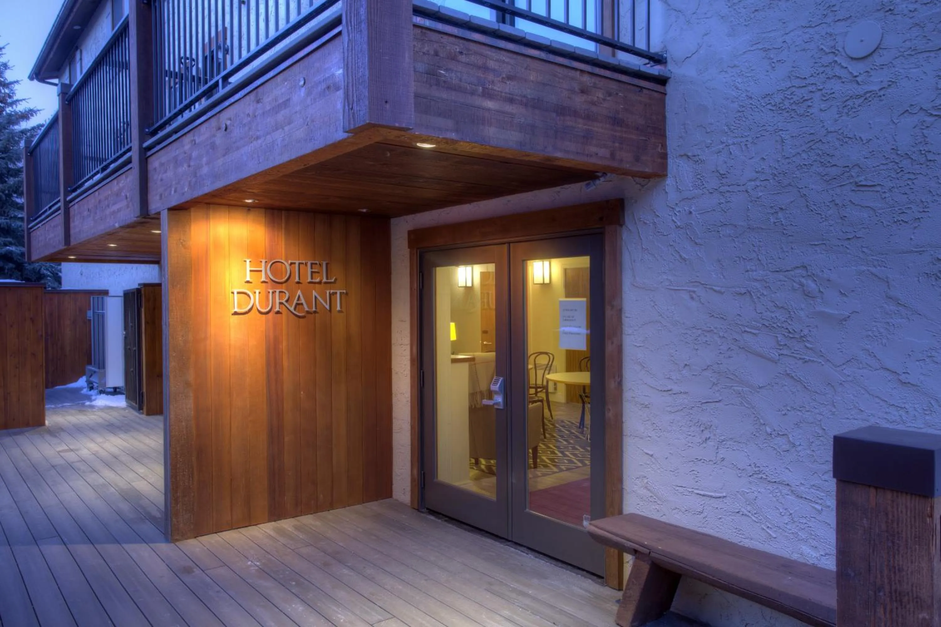 Facade/entrance in Hotel Durant