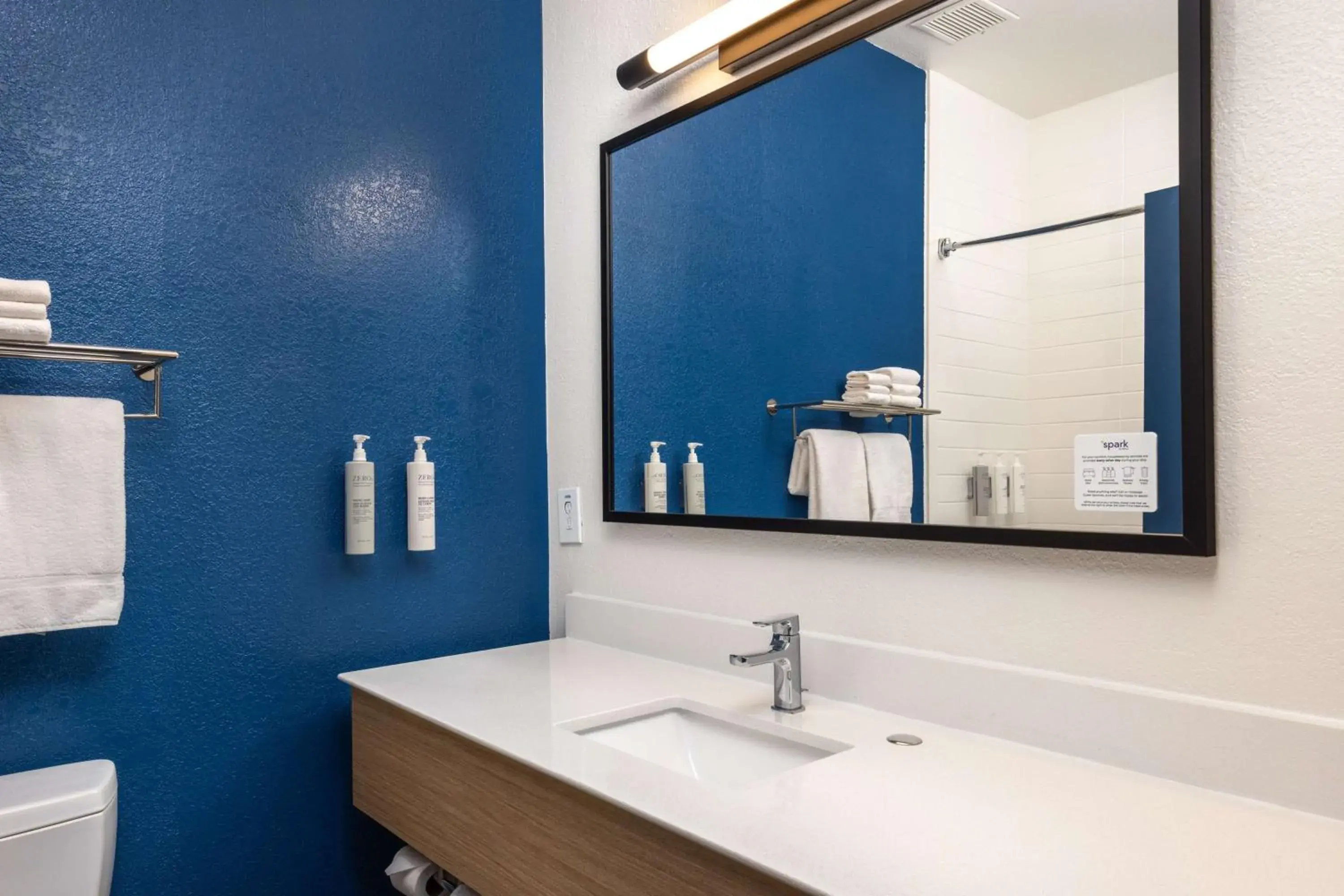 Bathroom in Spark by Hilton Houston West Clay Road Bathroom in Spark by Hilton Houston West Clay Road