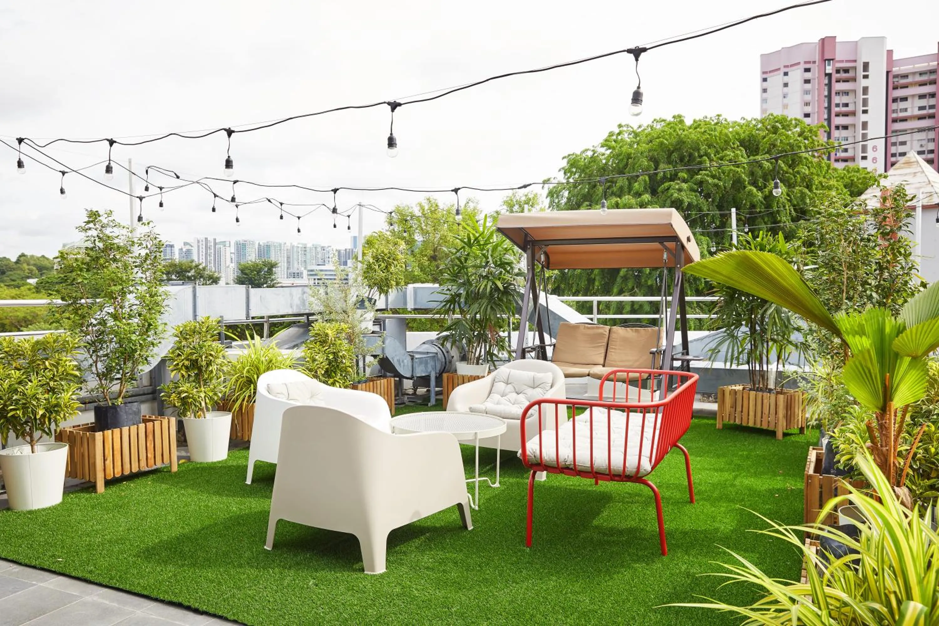 Seating area in Dash Living on Mackenzie