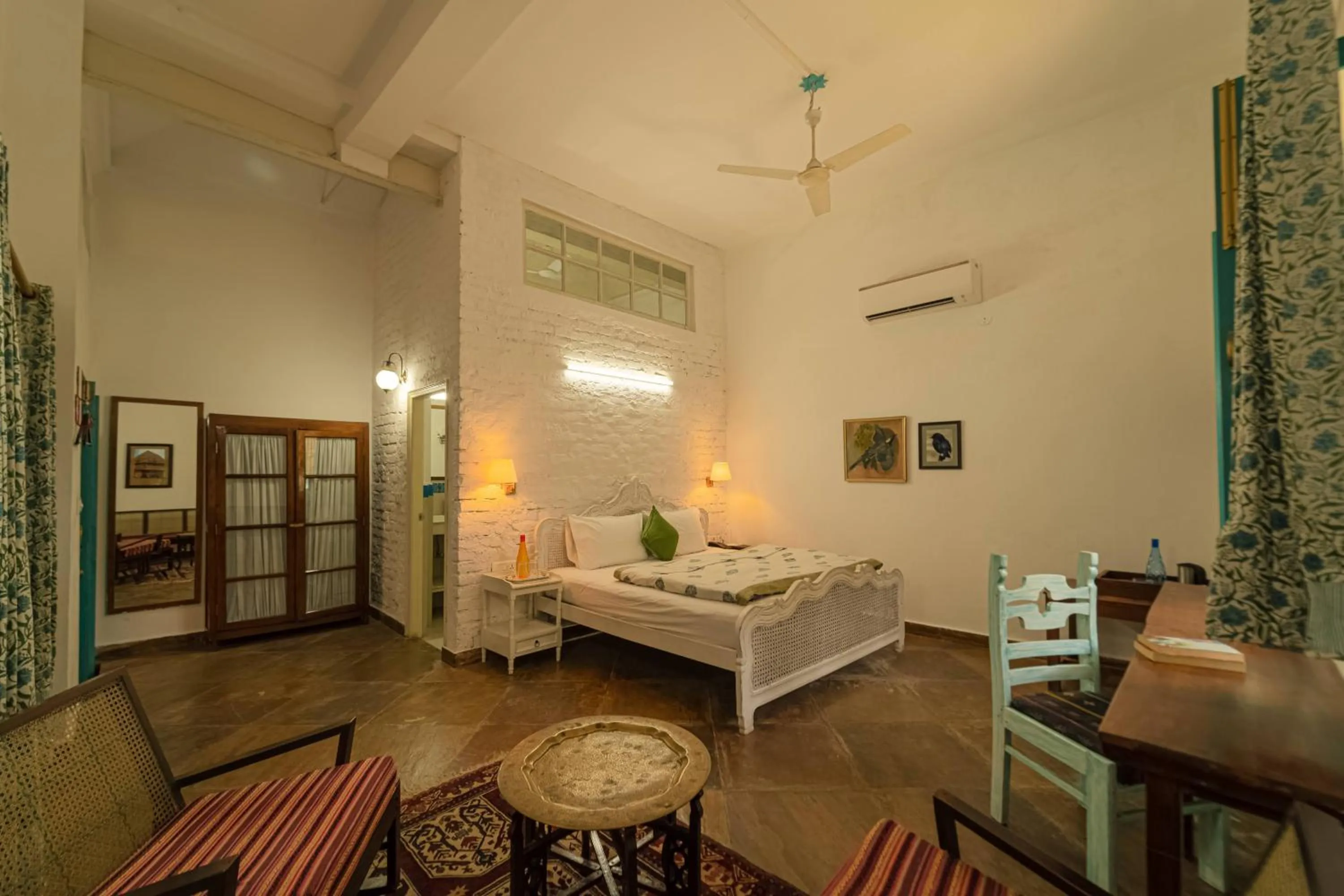 Bed in Mango Tree Courtyard Dehradun