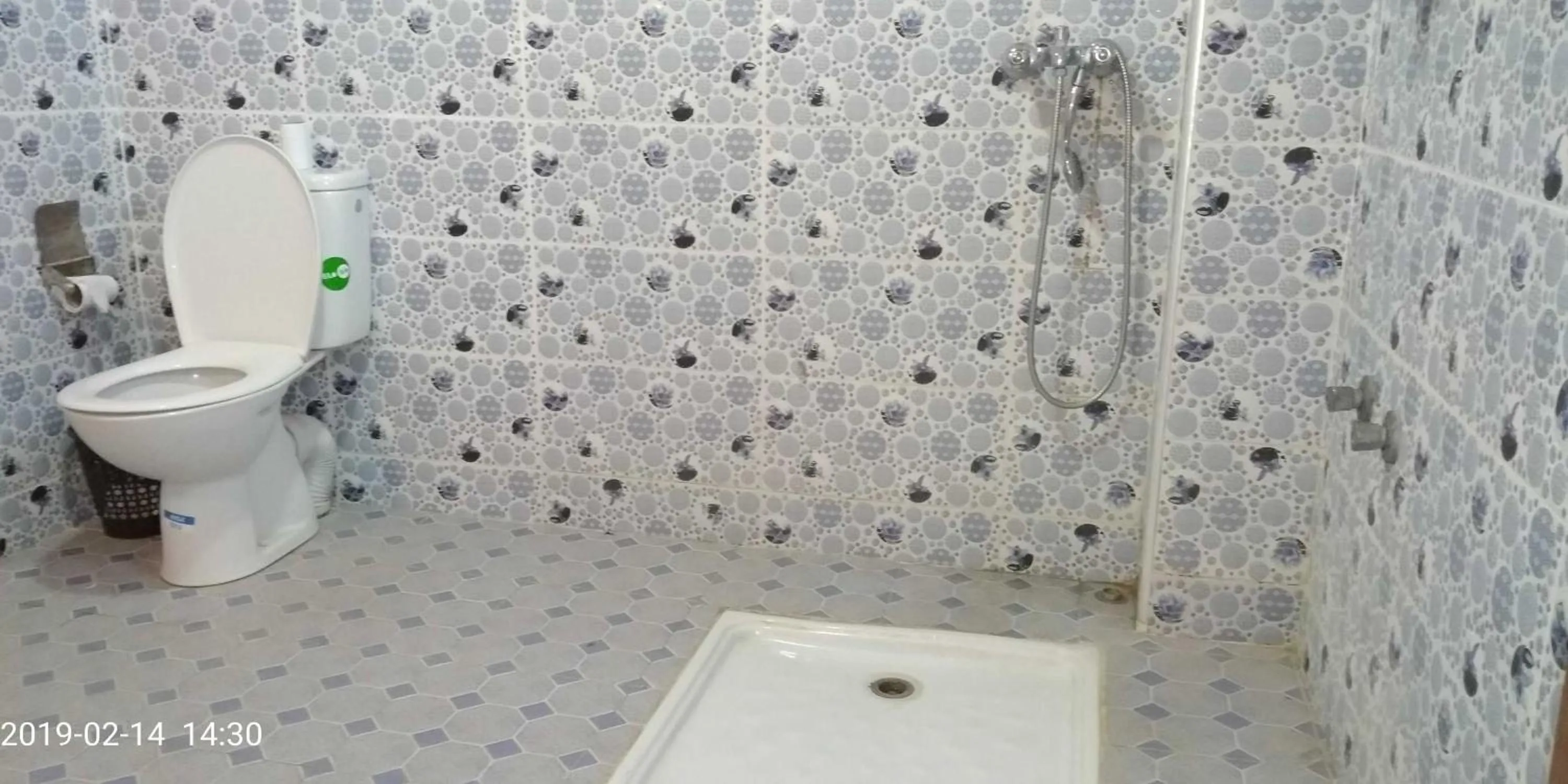 Shower in Merzouga desert apartment