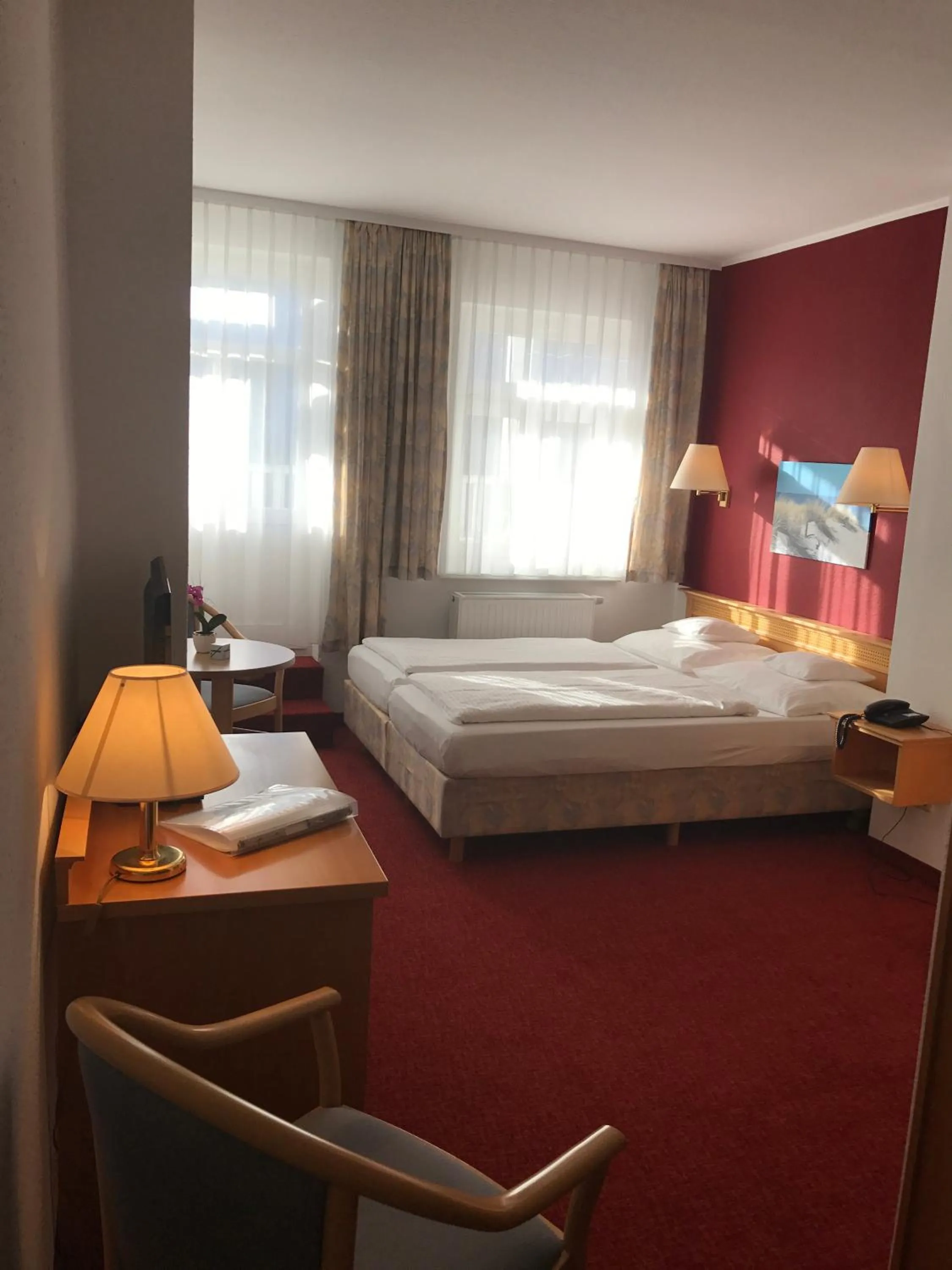 Bed in Hotel Waldperle