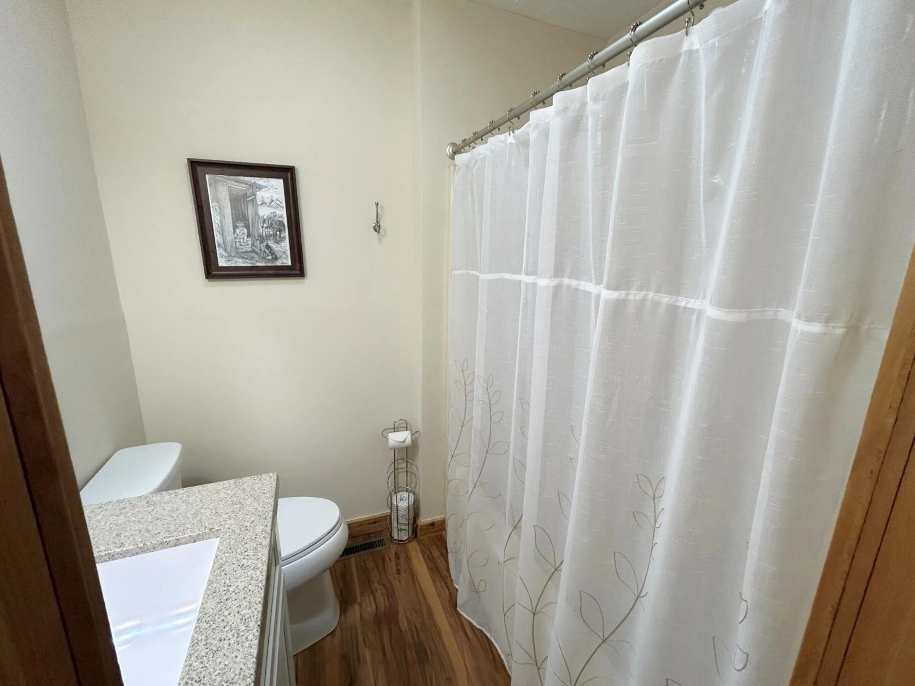 Toilet in Tucked Away Cabin