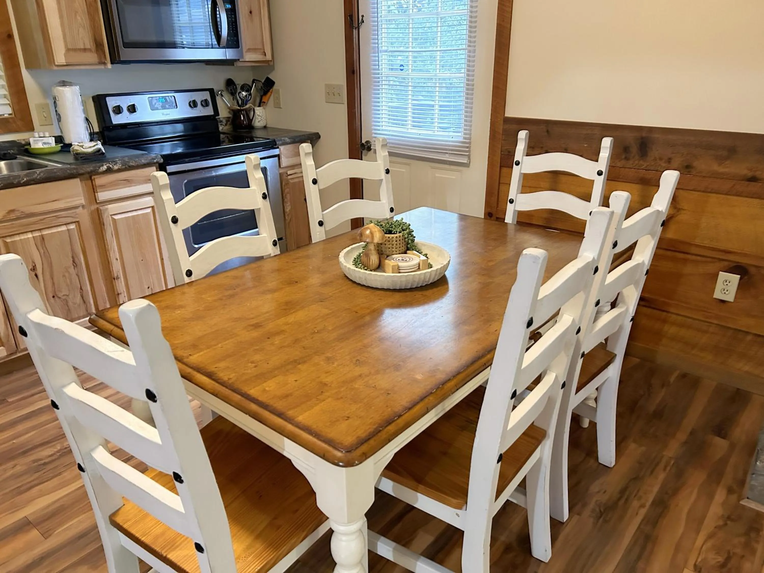 Dining area in Tucked Away Cabin