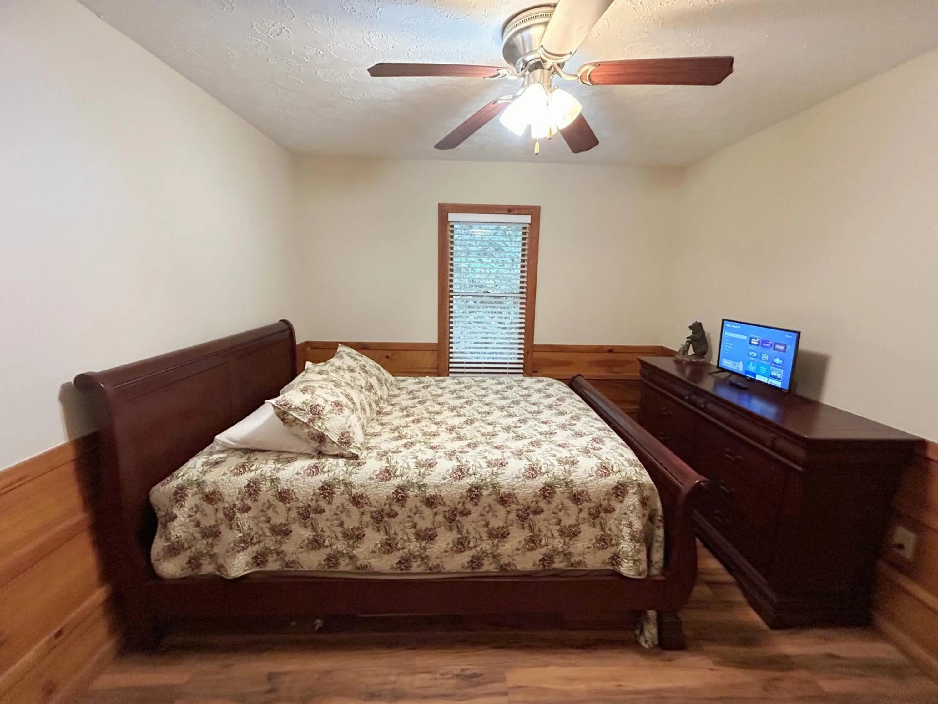 Bed in Tucked Away Cabin