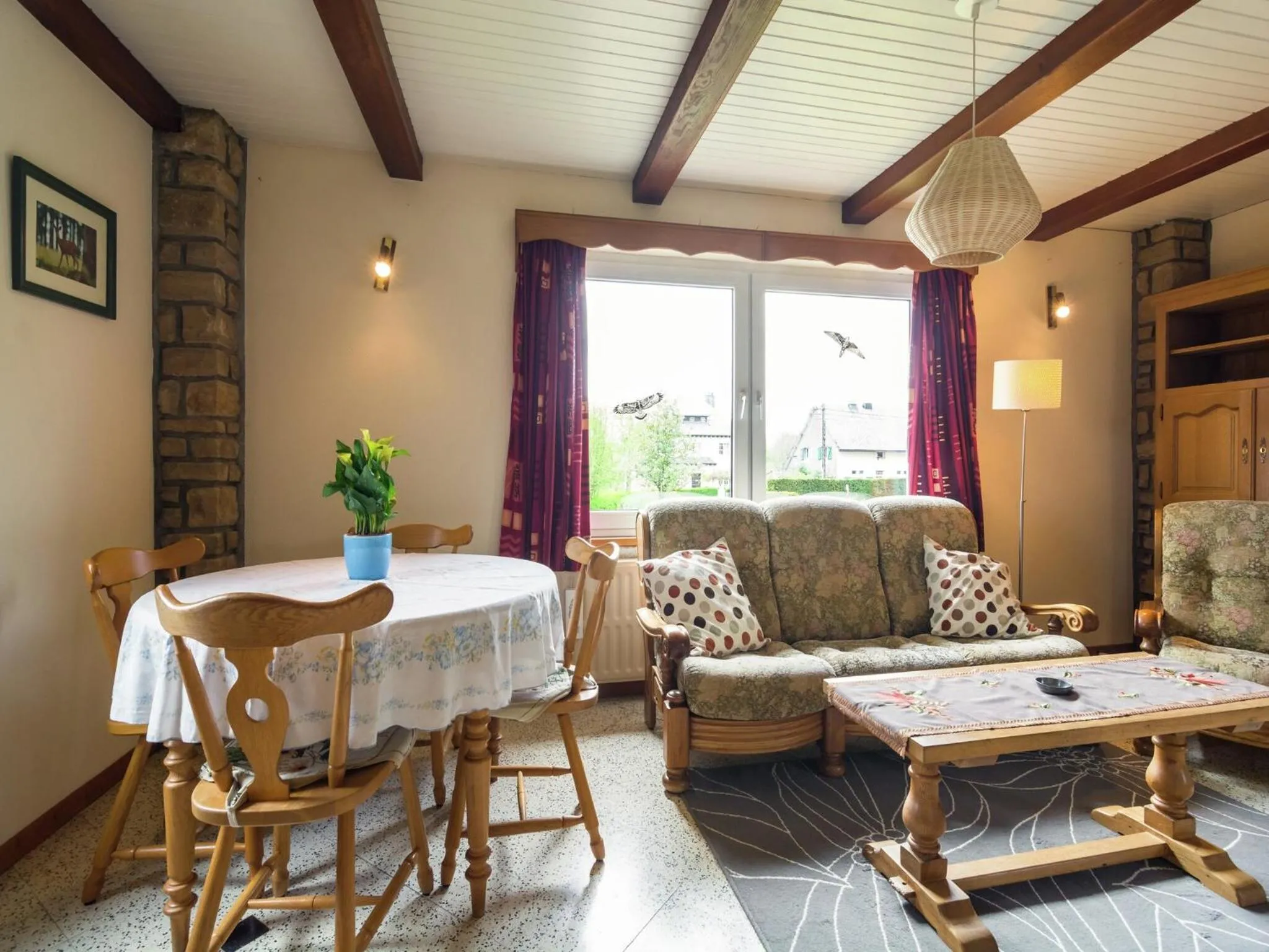 Dining area in Charming Cottage in Chiny