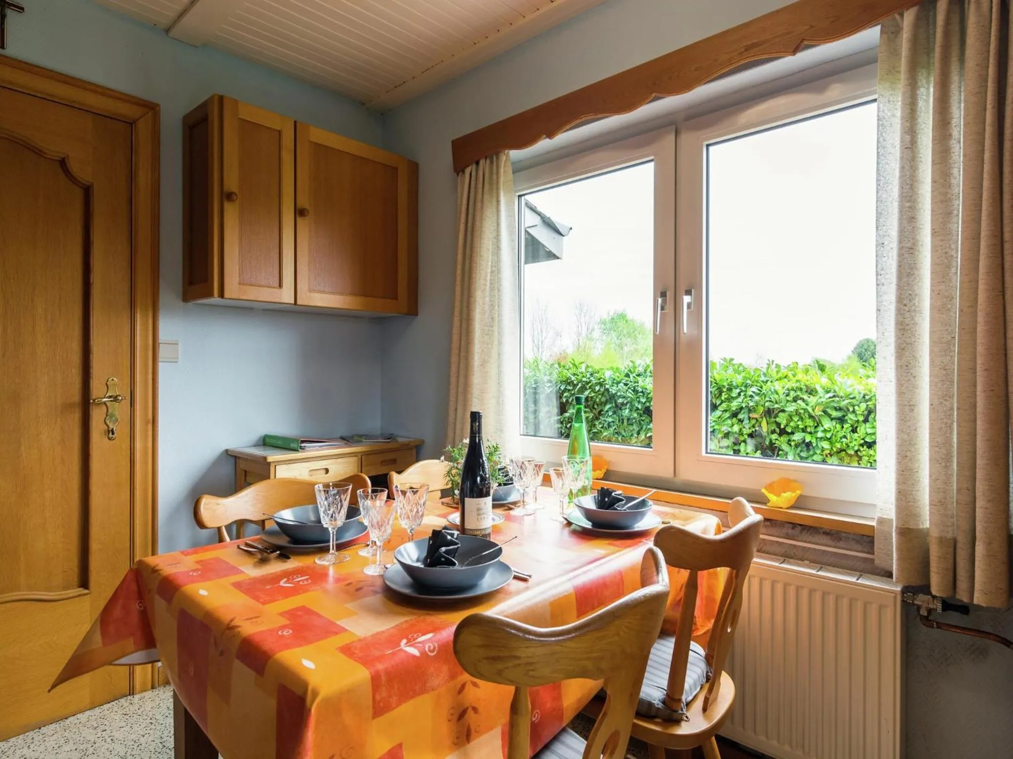 Dining area in Charming Cottage in Chiny
