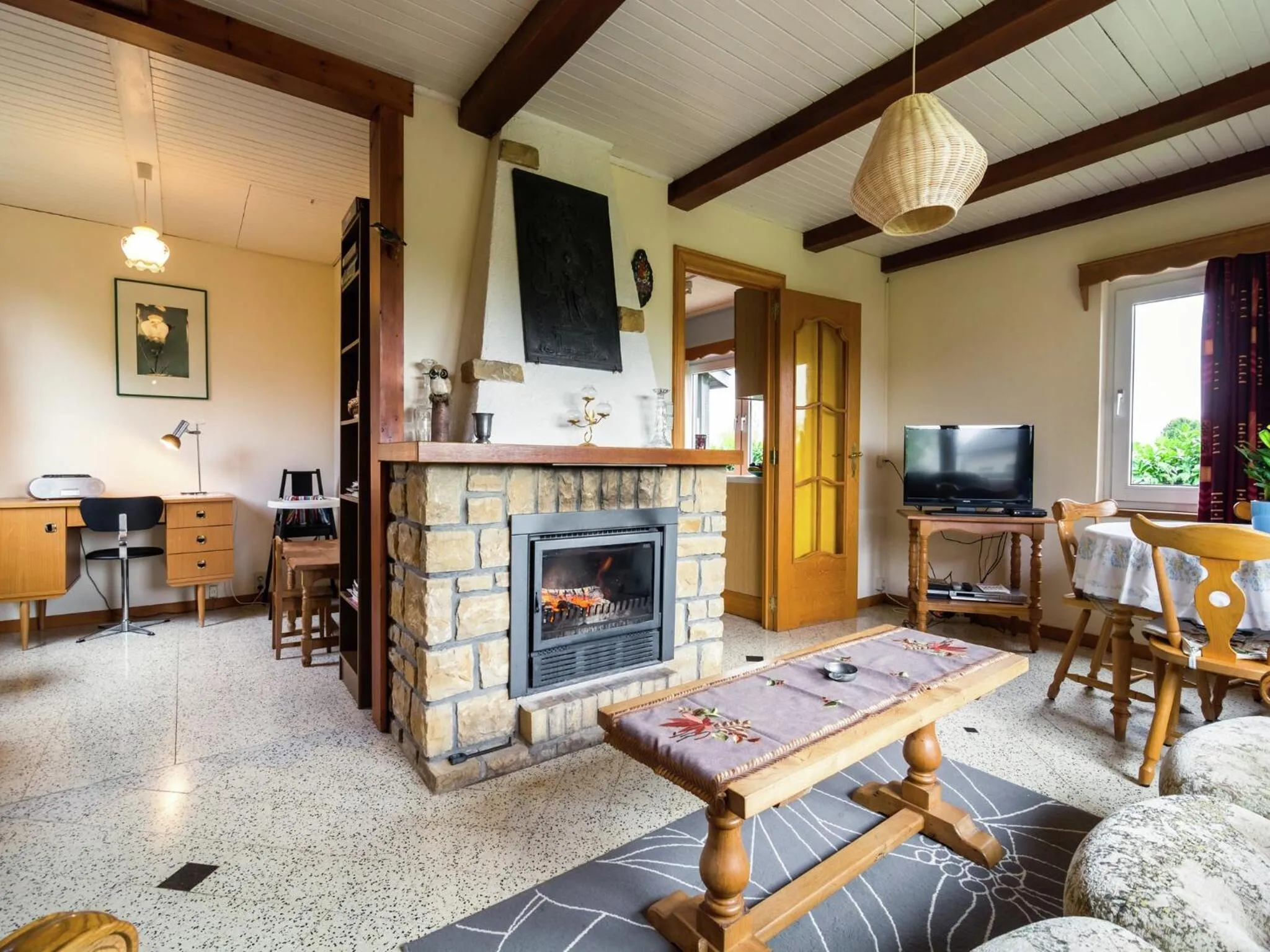 Living room in Charming Cottage in Chiny