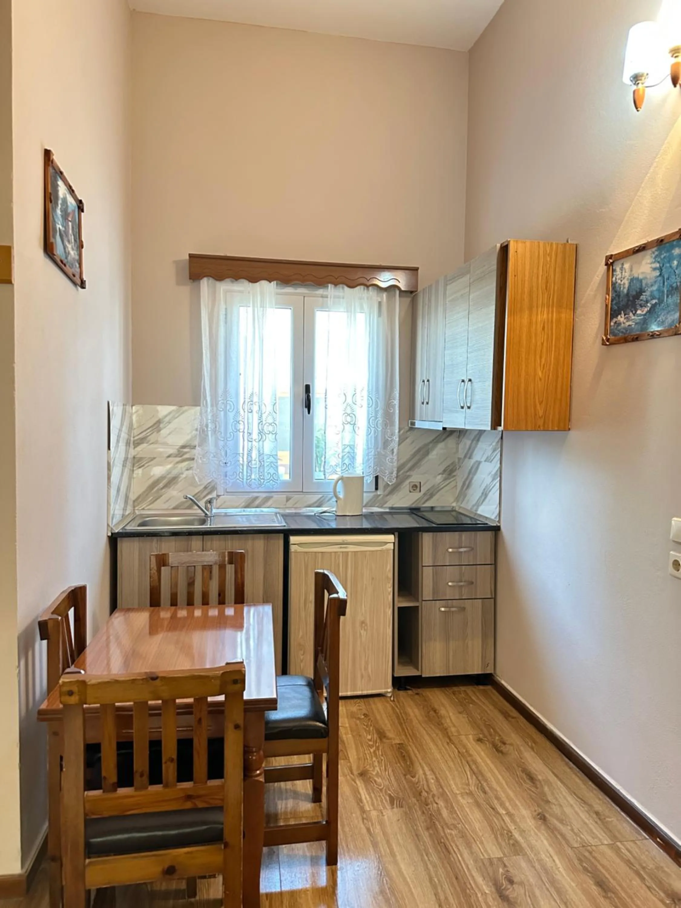 Kitchen or kitchenette in Anel Suites