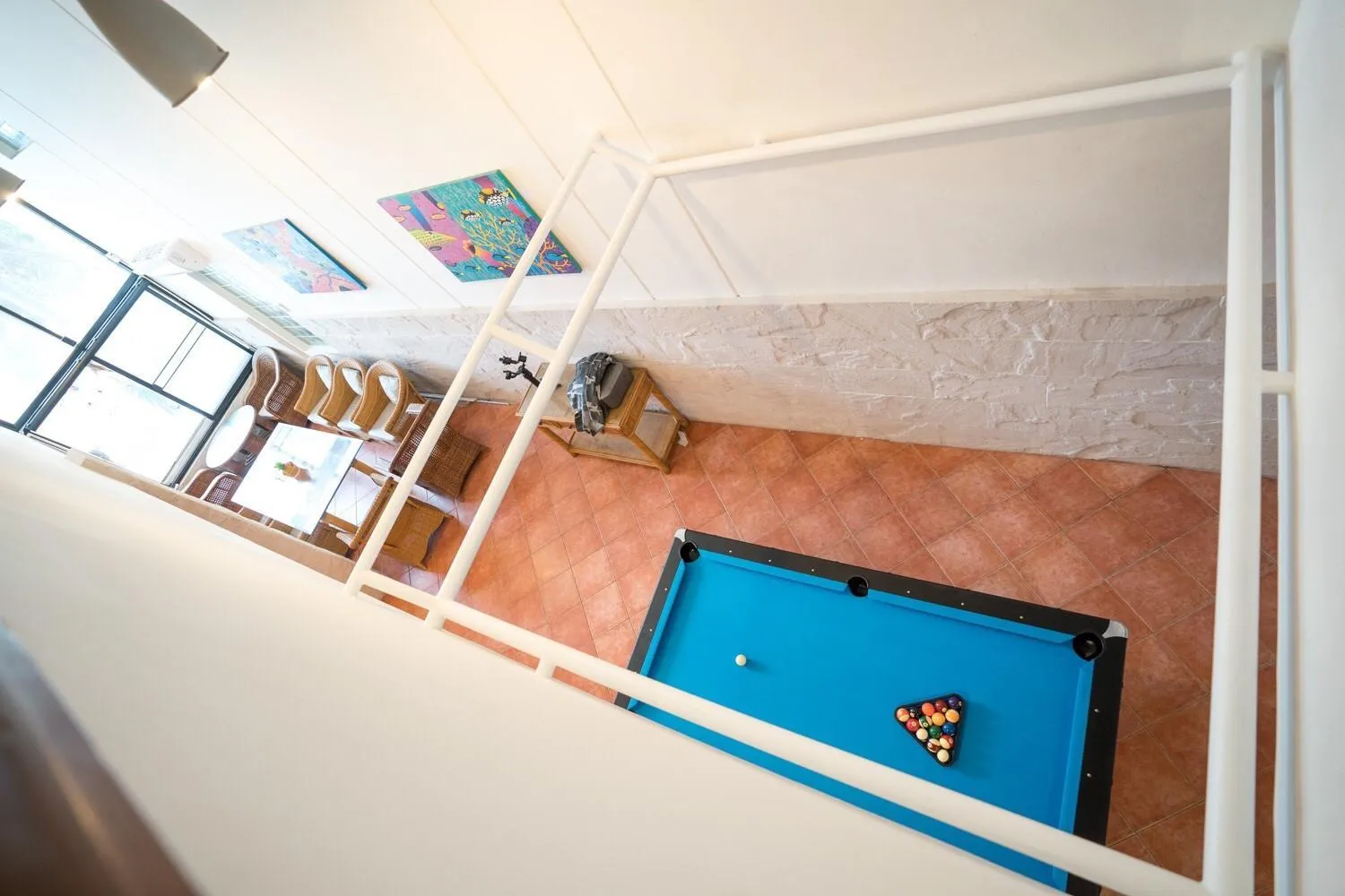 Billiard in Dojo pool villa