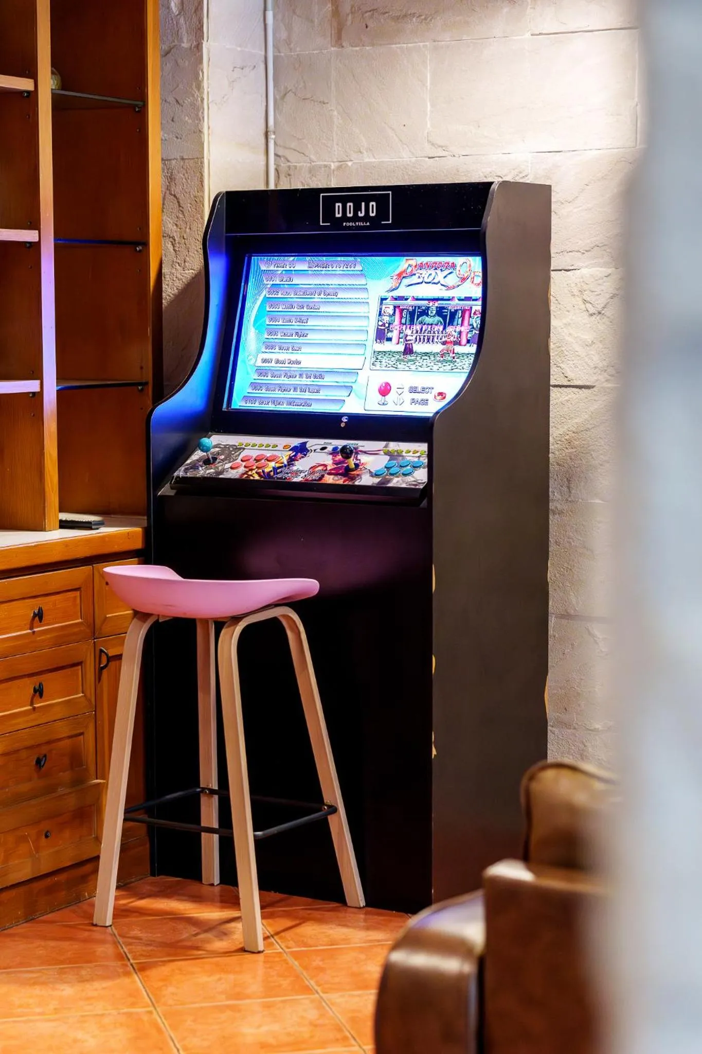 Game Room in Dojo pool villa