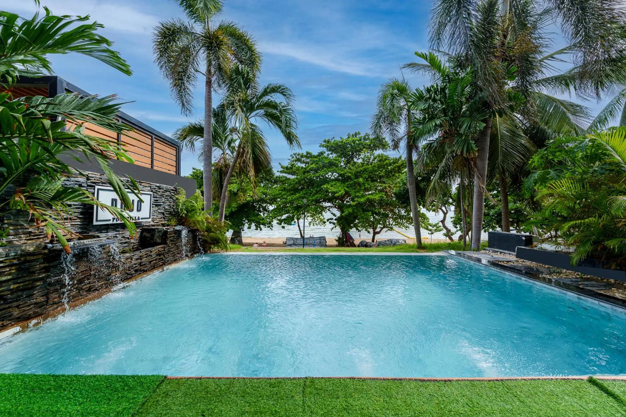Pool view in Dojo pool villa