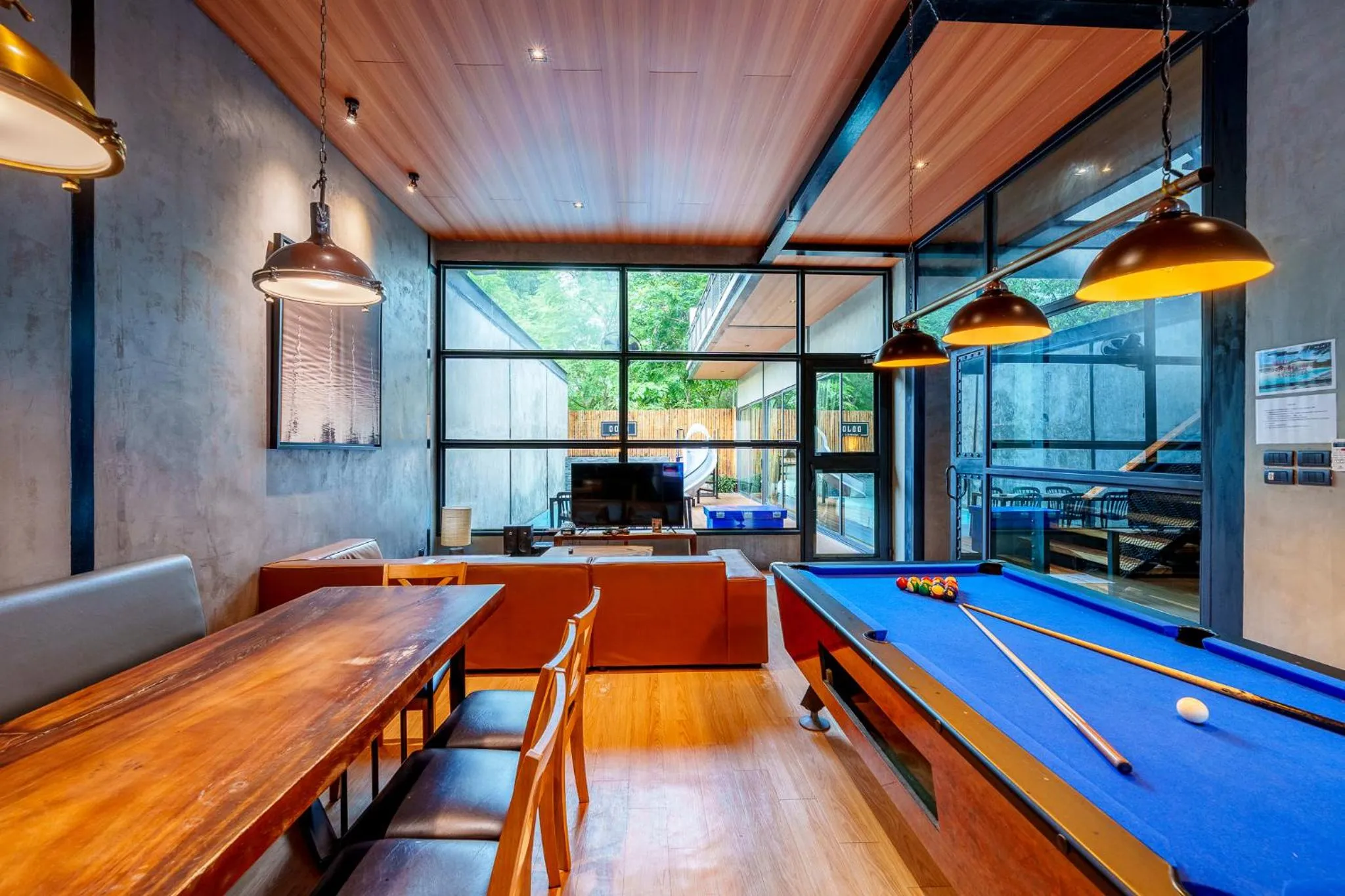 Living room in Dojo pool villa