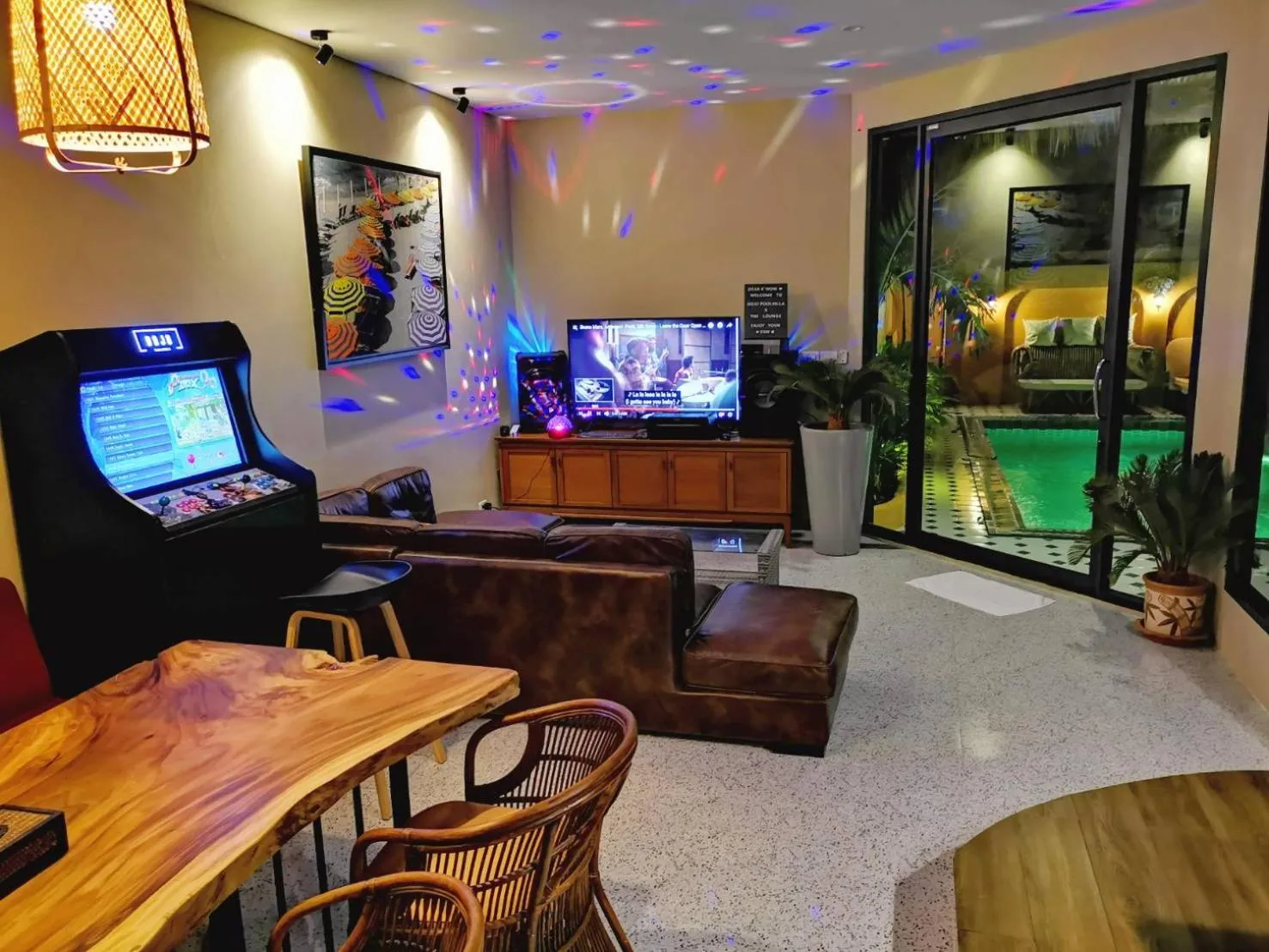 Living room in Dojo pool villa