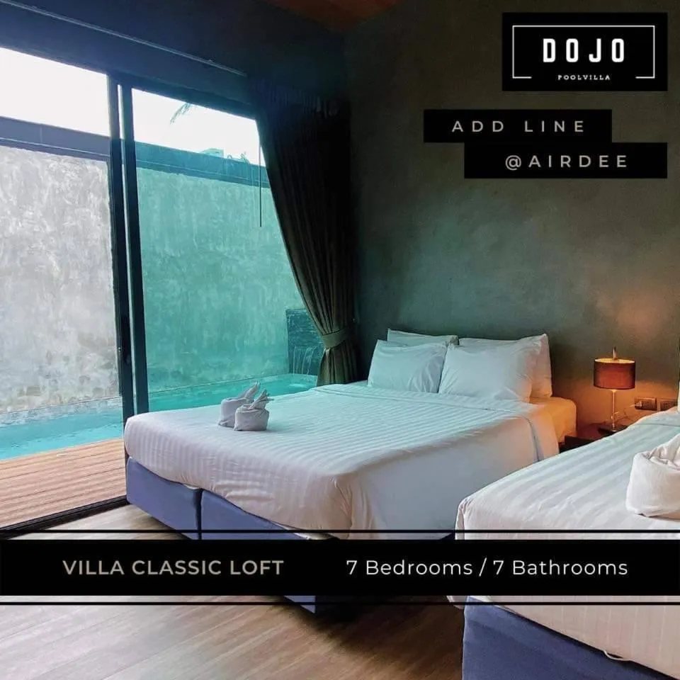 Bedroom, Bed in Dojo pool villa