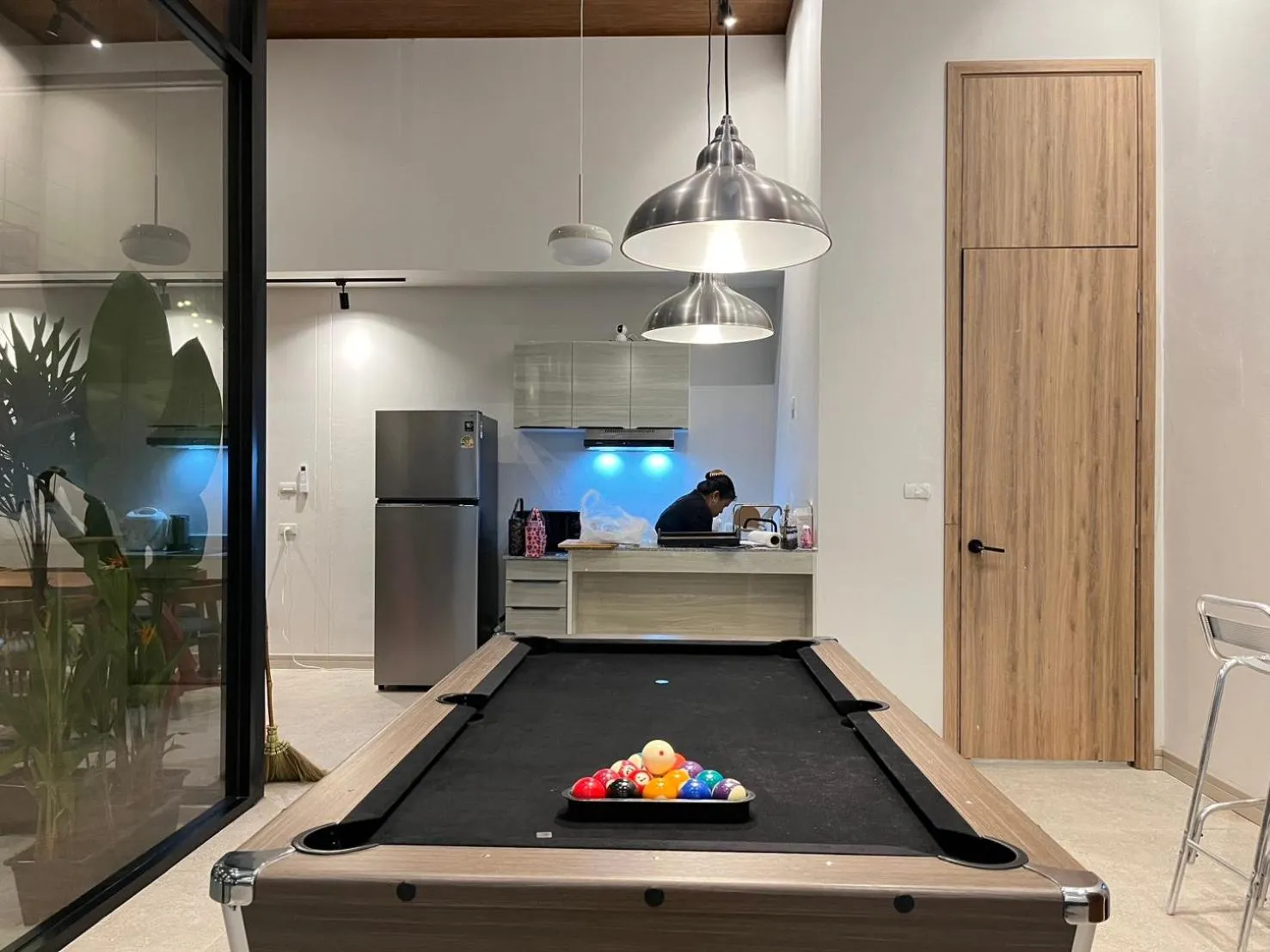 Billiard in Dojo pool villa