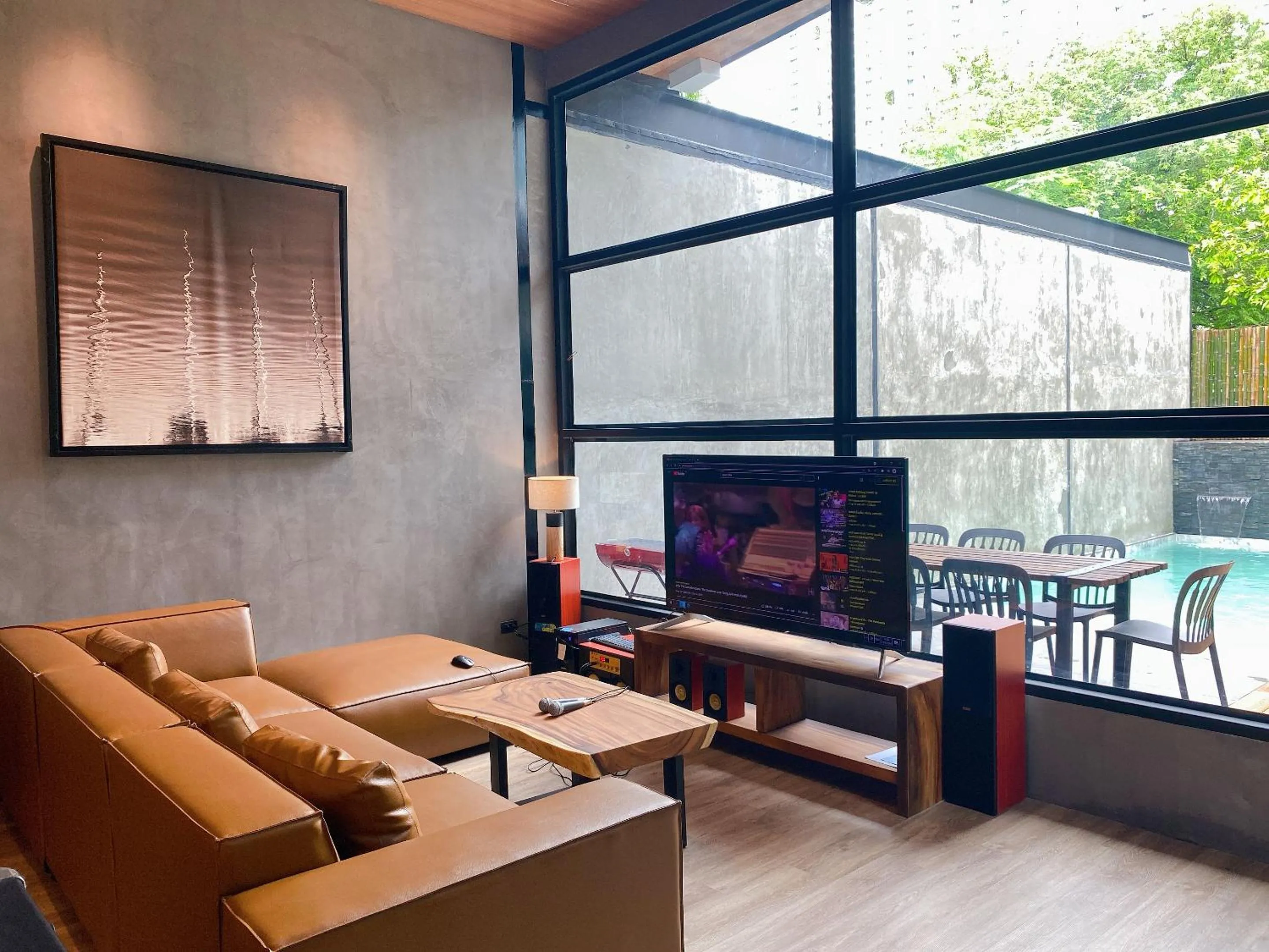 Living room in Dojo pool villa