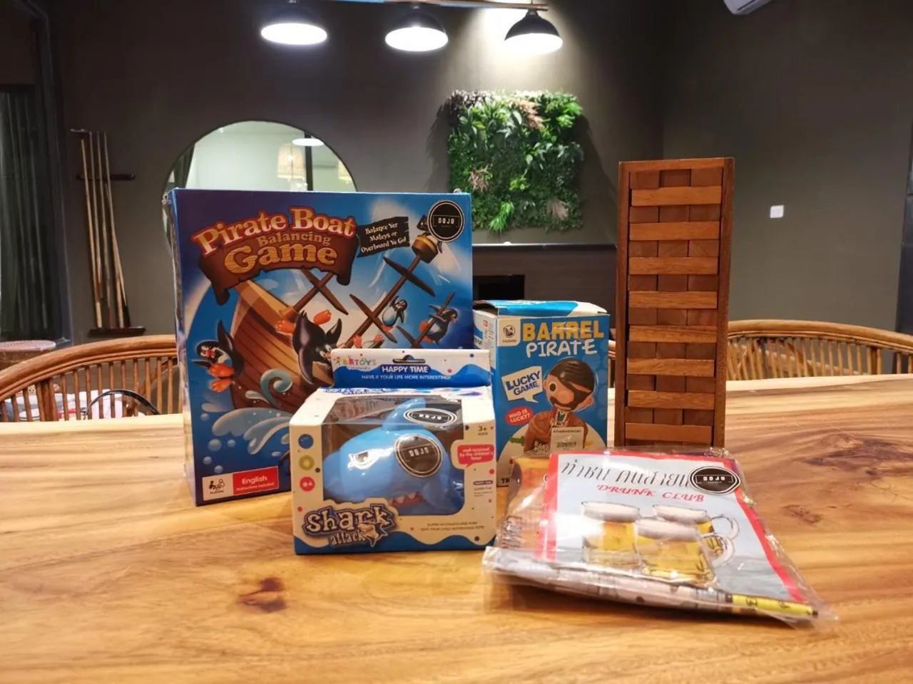 Game Room in Dojo pool villa