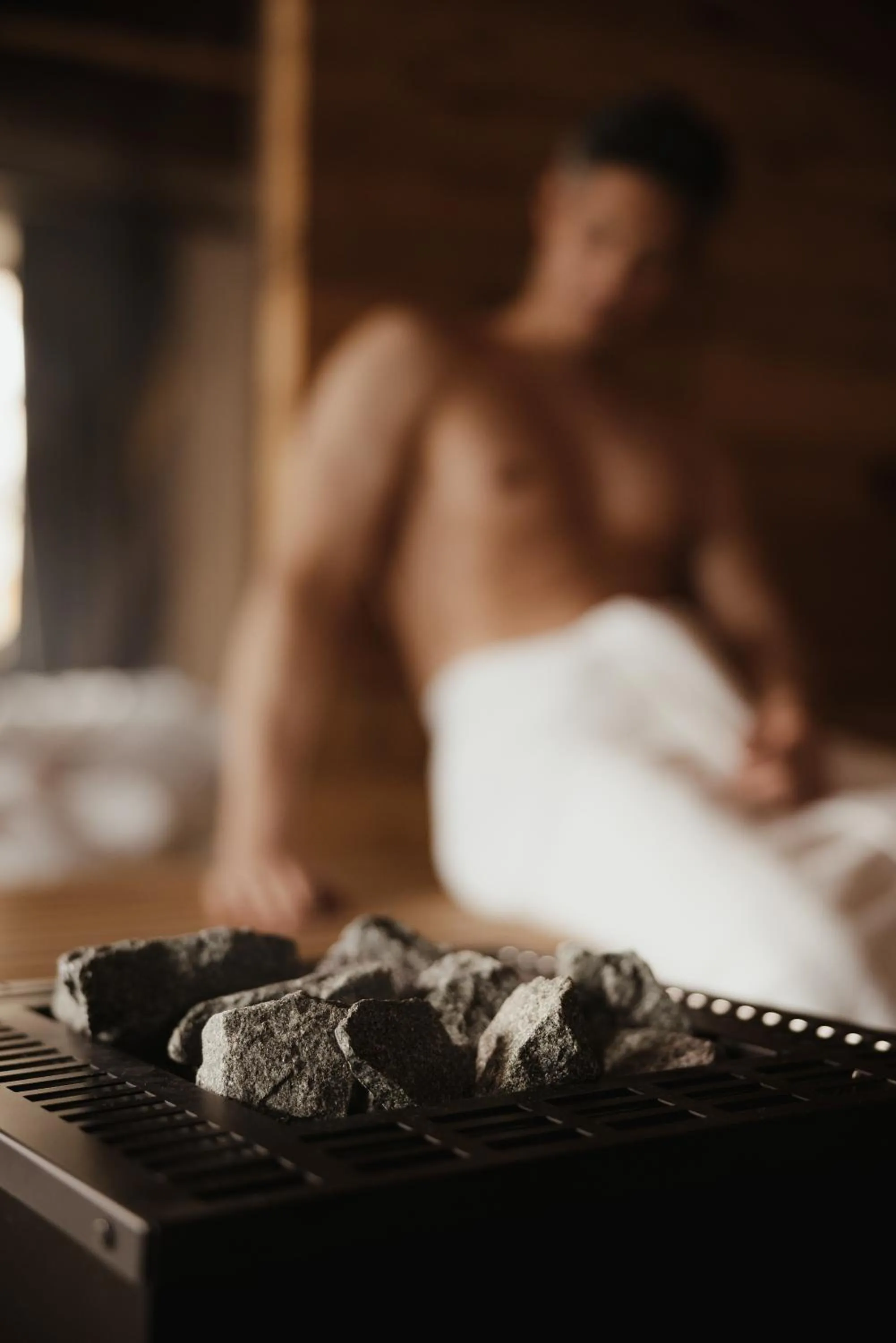 Sauna, Bed in Hotel Ansitz Steinbock