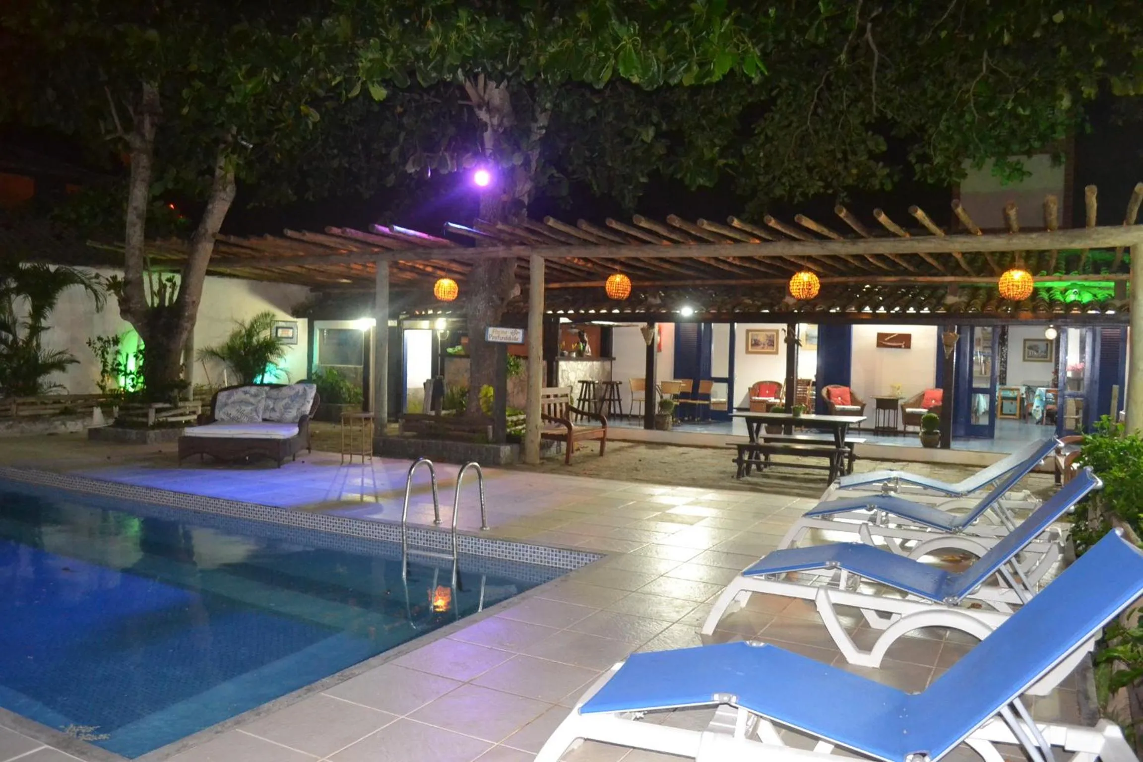 Swimming pool in Pousada Maria Farinha
