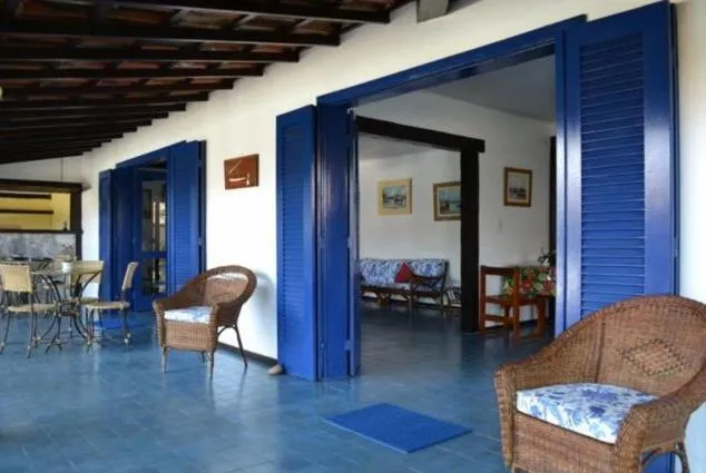 Seating area in Pousada Maria Farinha