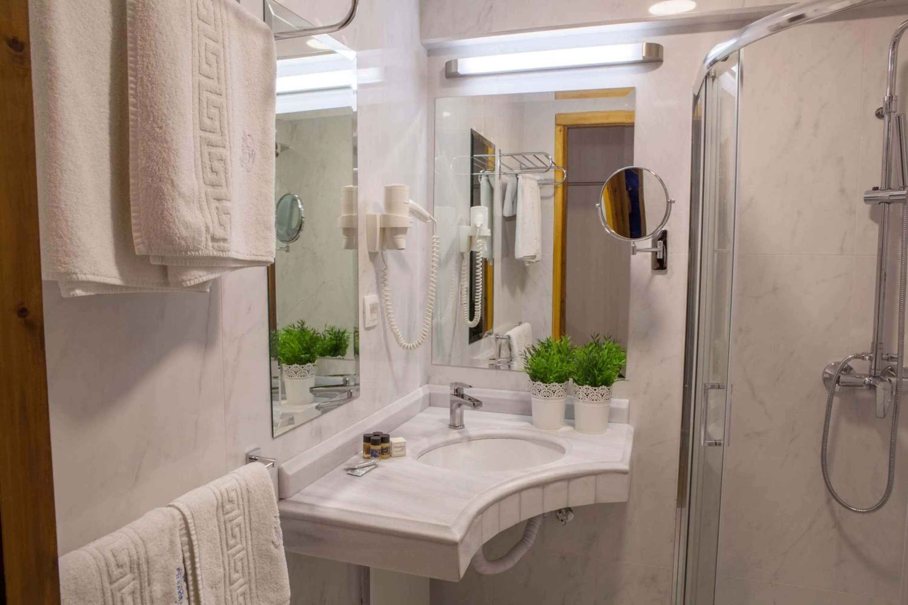 Shower in Pitsakis Hotel