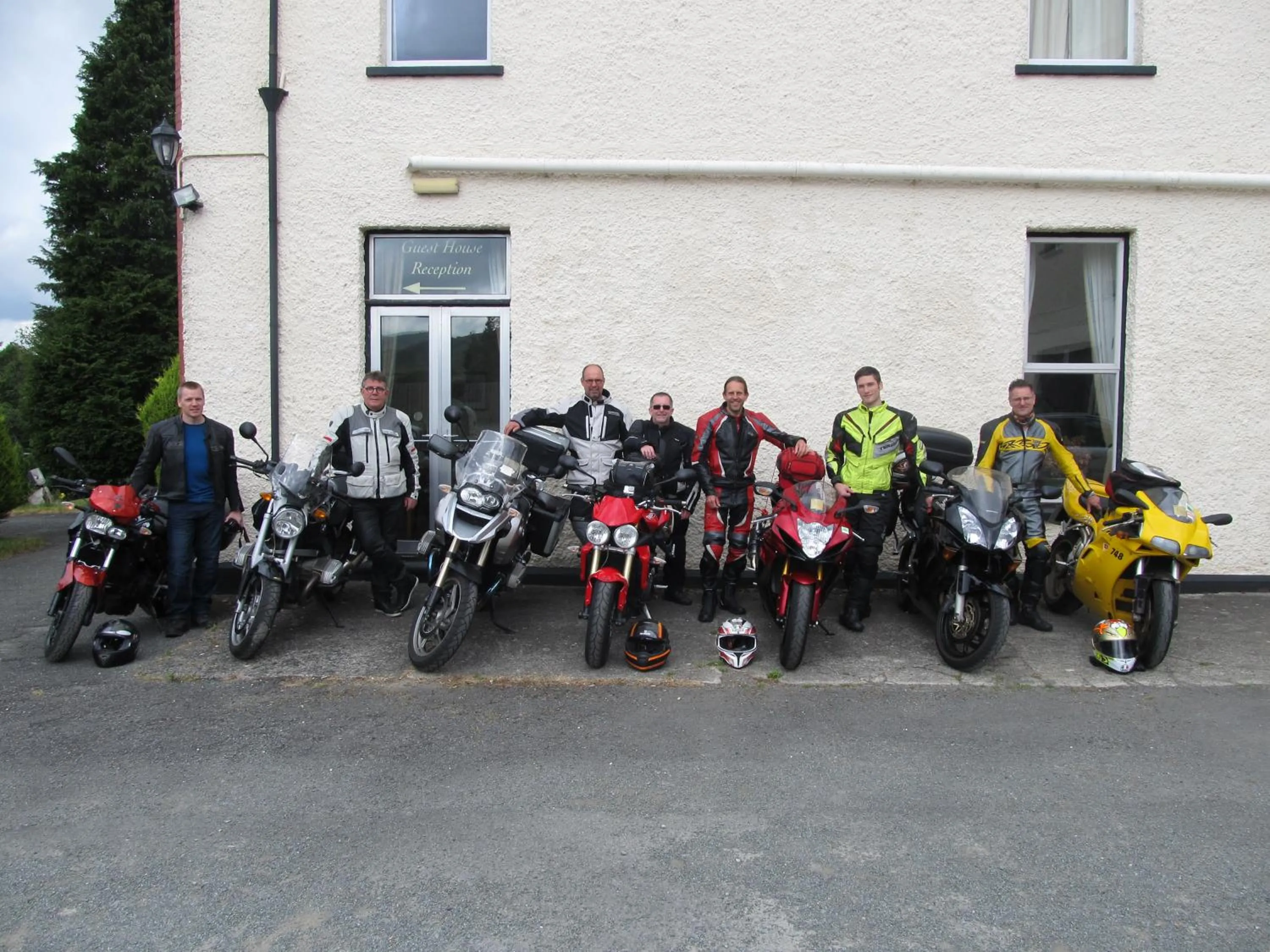 group of guests in Highland Moors