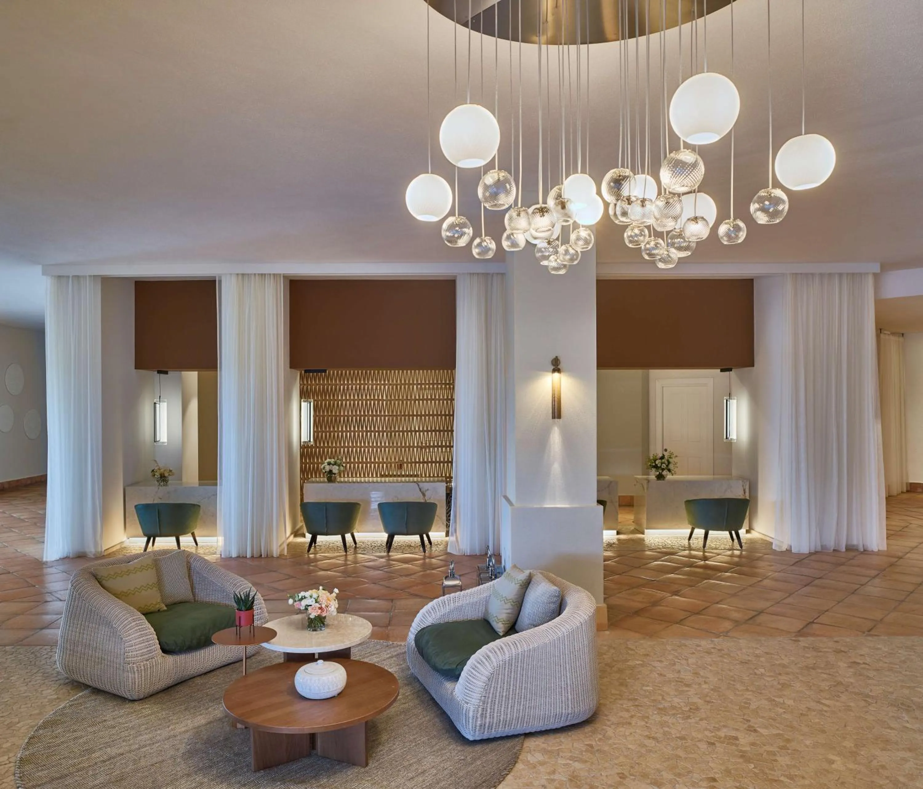 Lobby or reception in Conrad Chia Laguna Sardinia