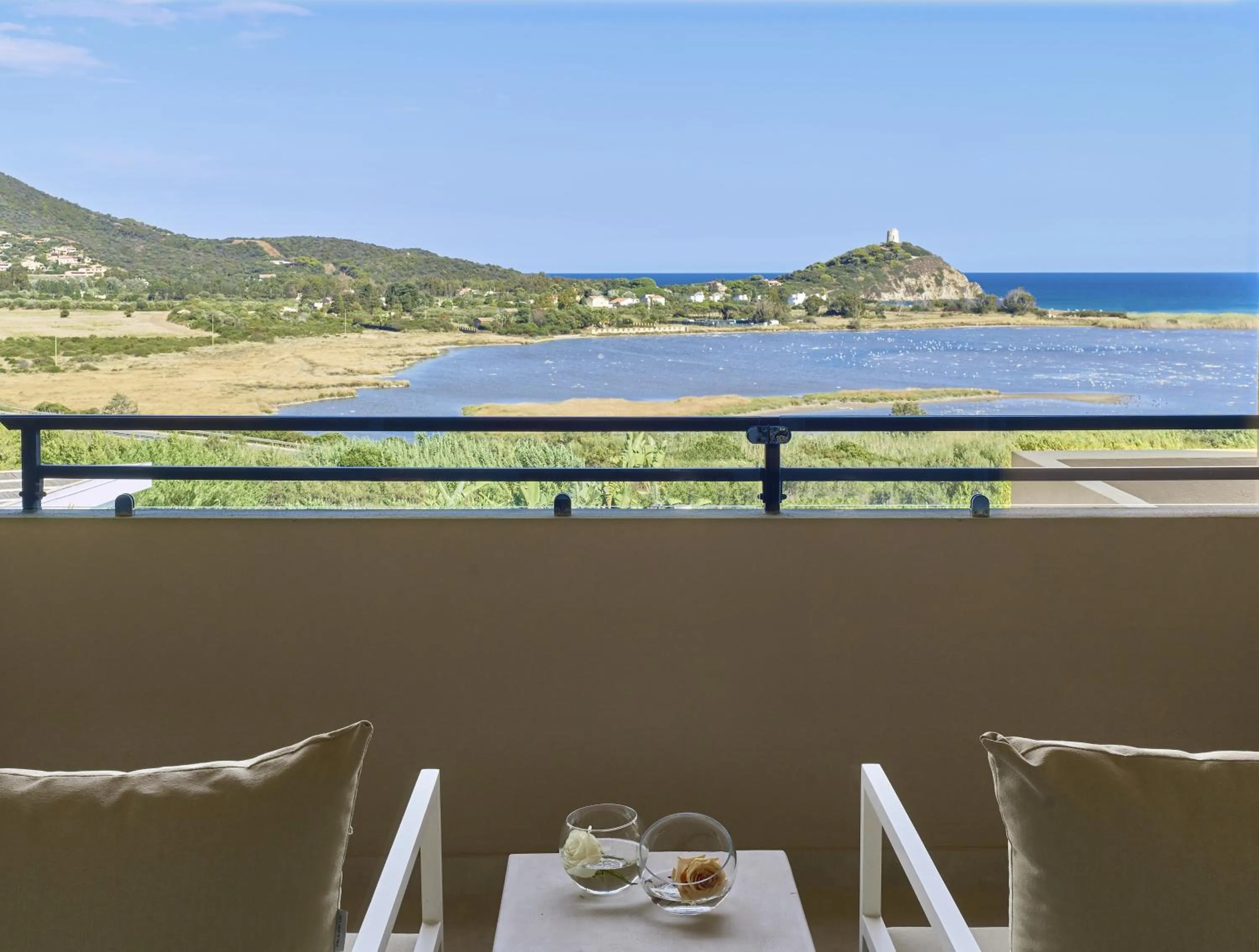 Sea view in Conrad Chia Laguna Sardinia