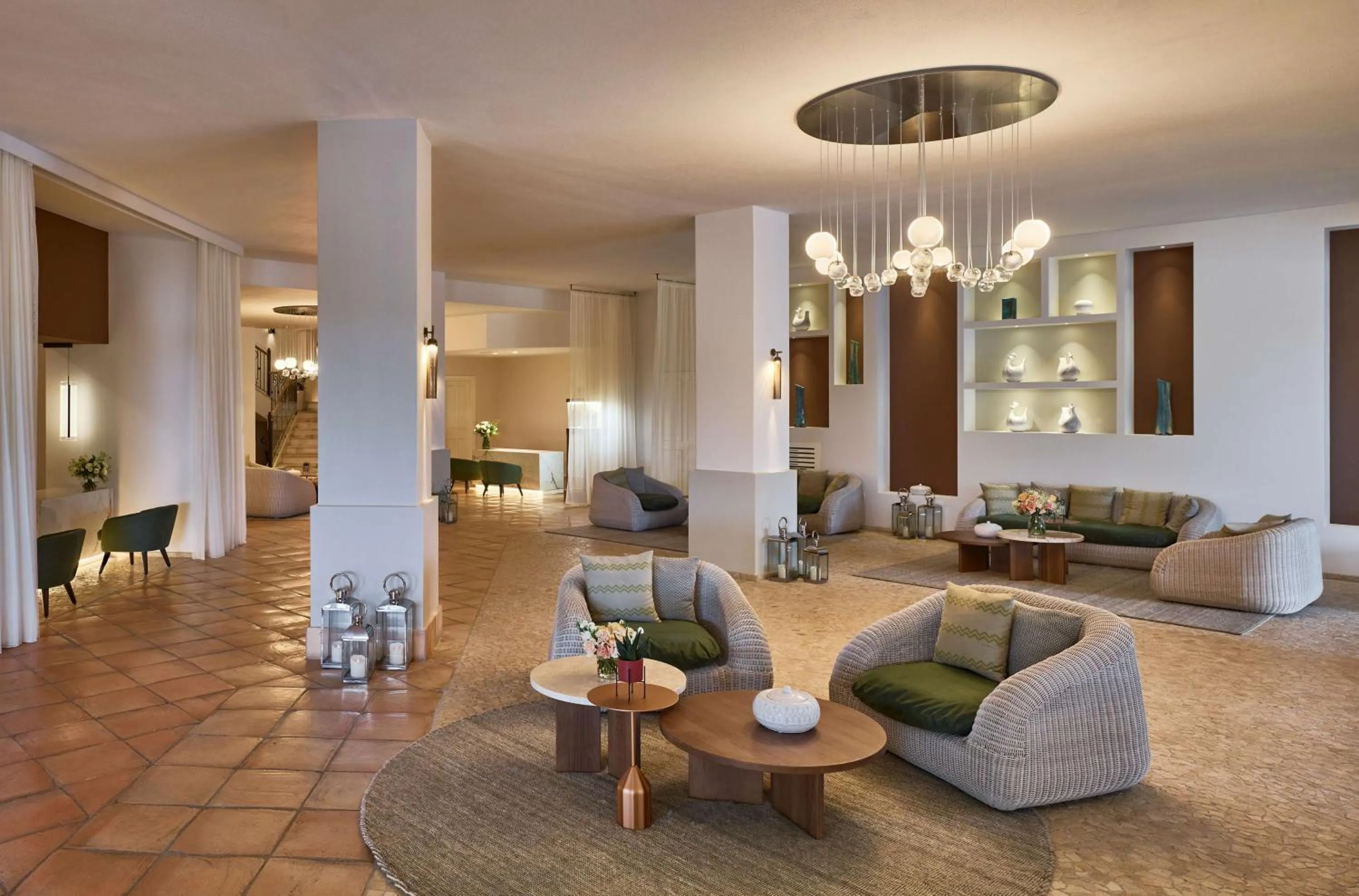 Lobby or reception in Conrad Chia Laguna Sardinia