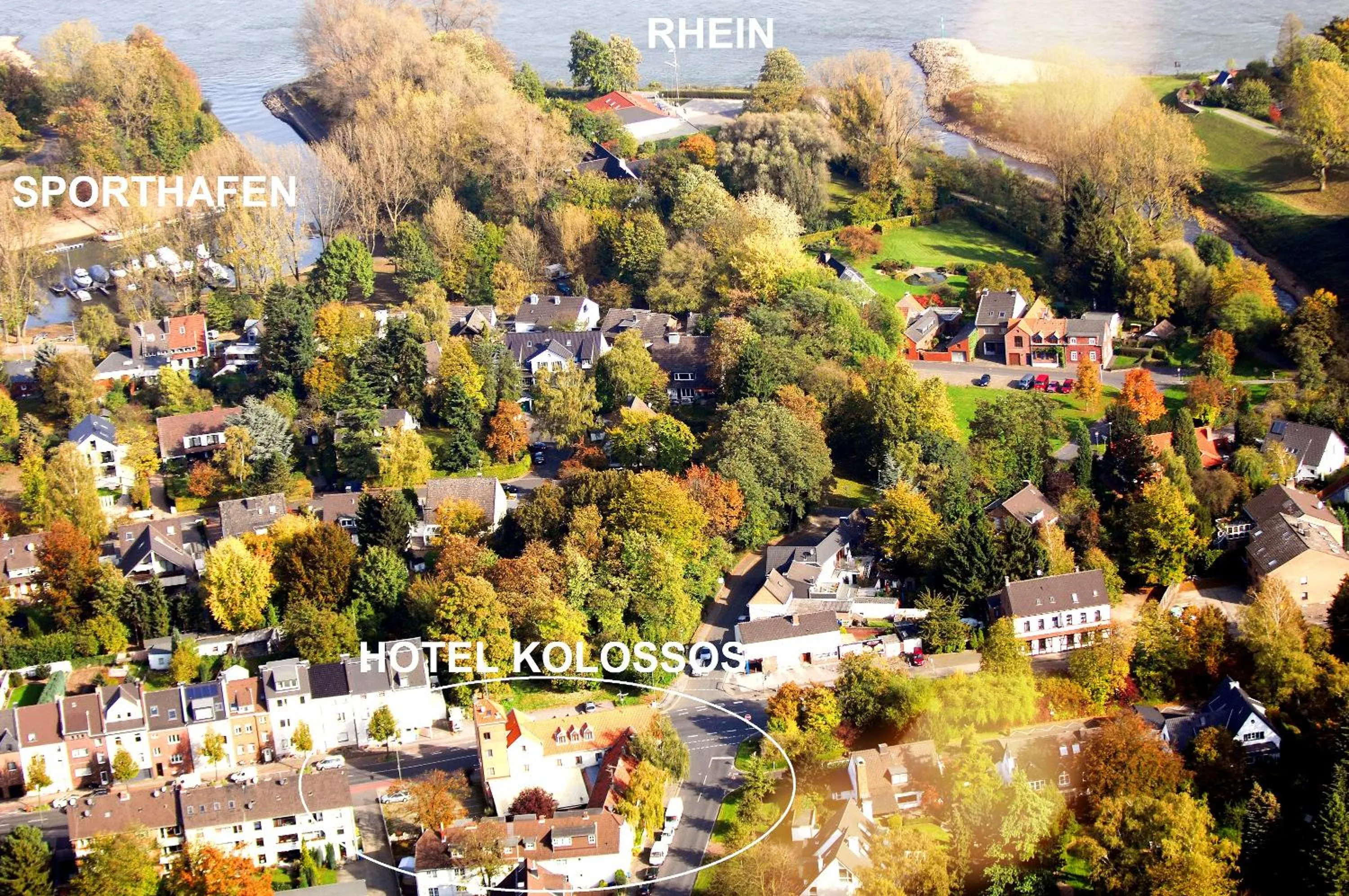 Property building in Hotel Kolossos Düsseldorf - Neuss