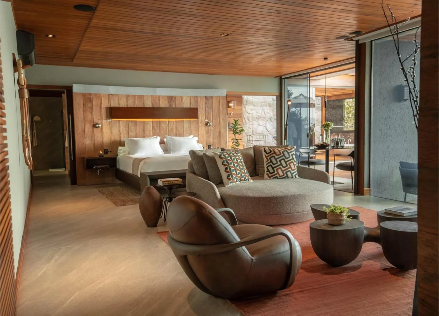 Photo of the whole room in Ponta dos Ganchos