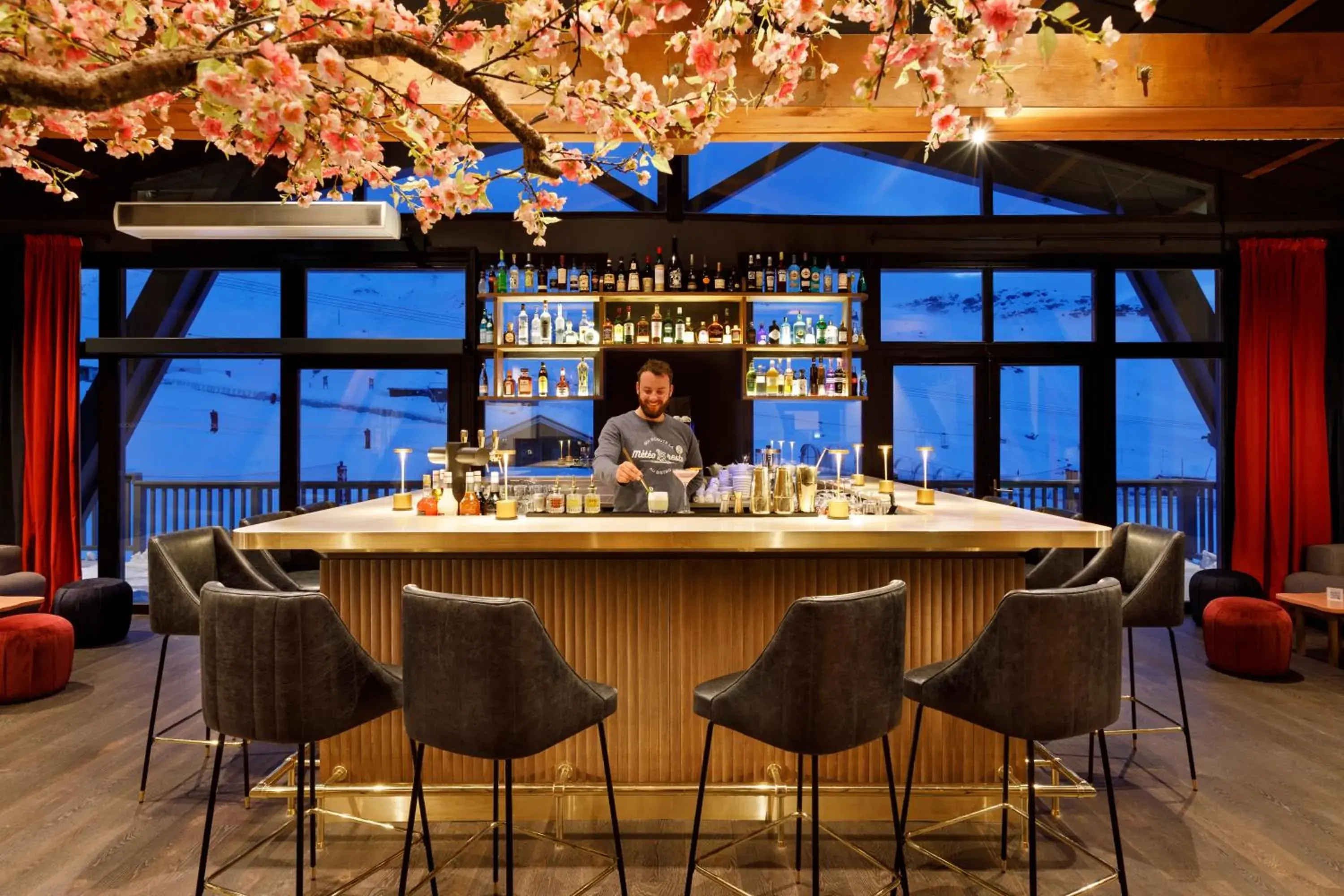 Lounge or bar in Hôtel Marielle Lounge or bar in Hôtel Marielle