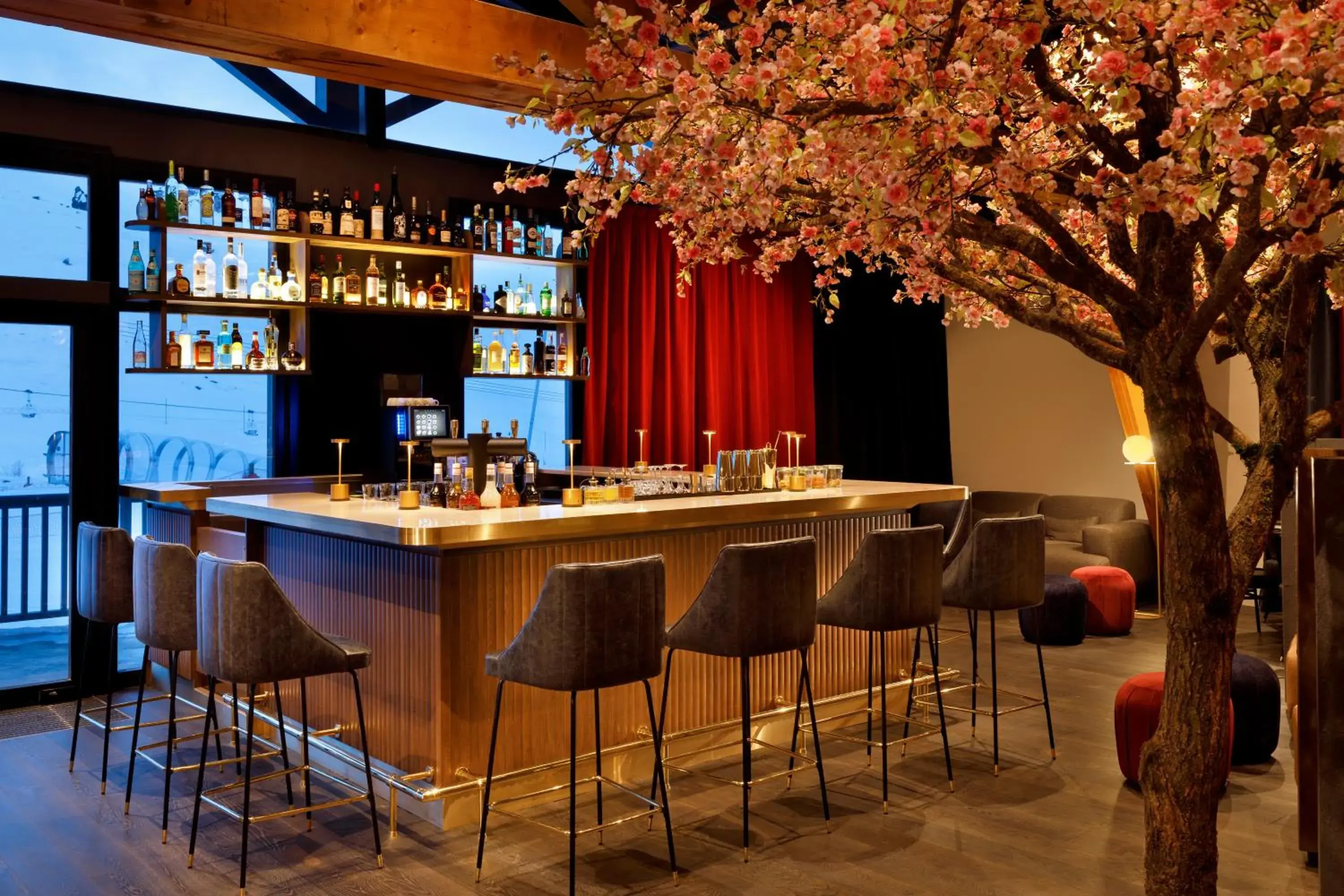 Lounge or bar in Hôtel Marielle Lounge or bar in Hôtel Marielle