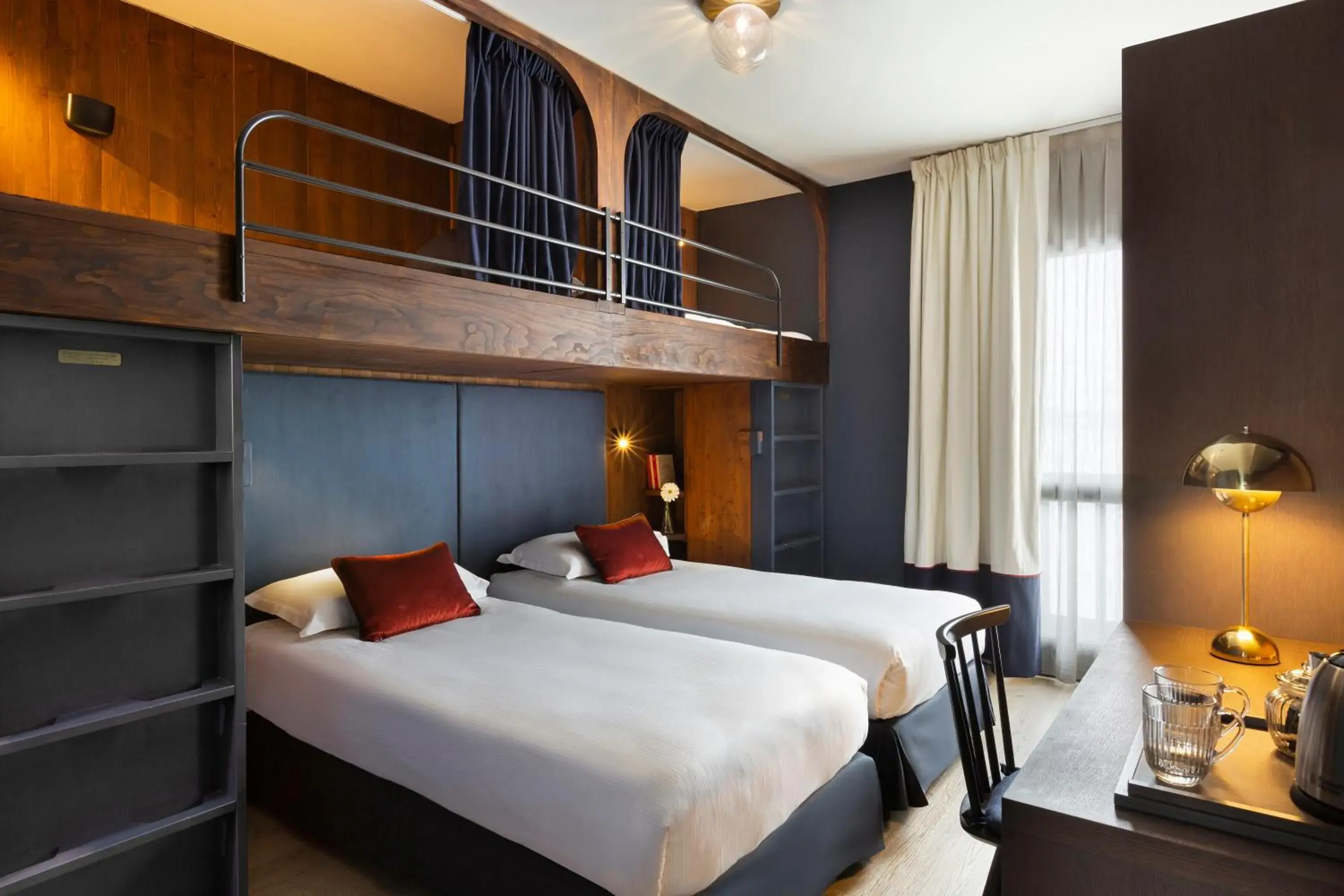 Photo of the whole room, Bed in Hôtel Marielle Photo of the whole room, Bed in Hôtel Marielle