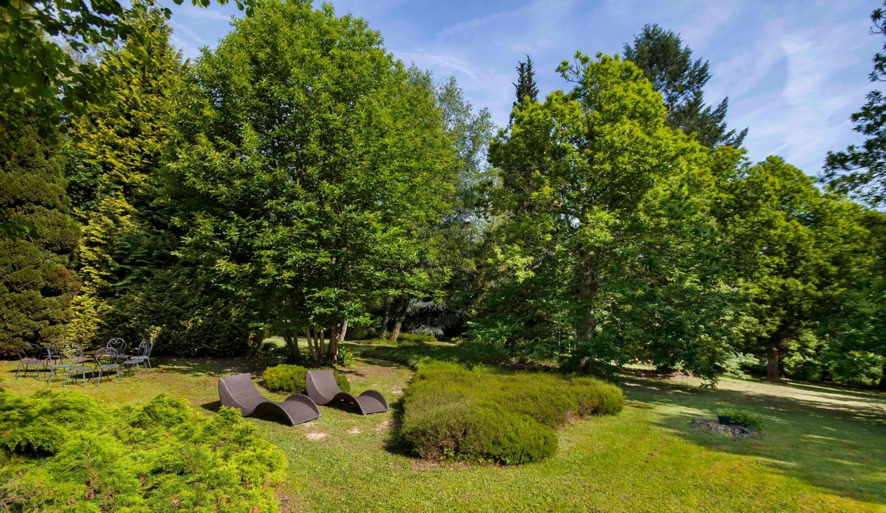 Garden in Chambres d'Hôtes Le Chalet