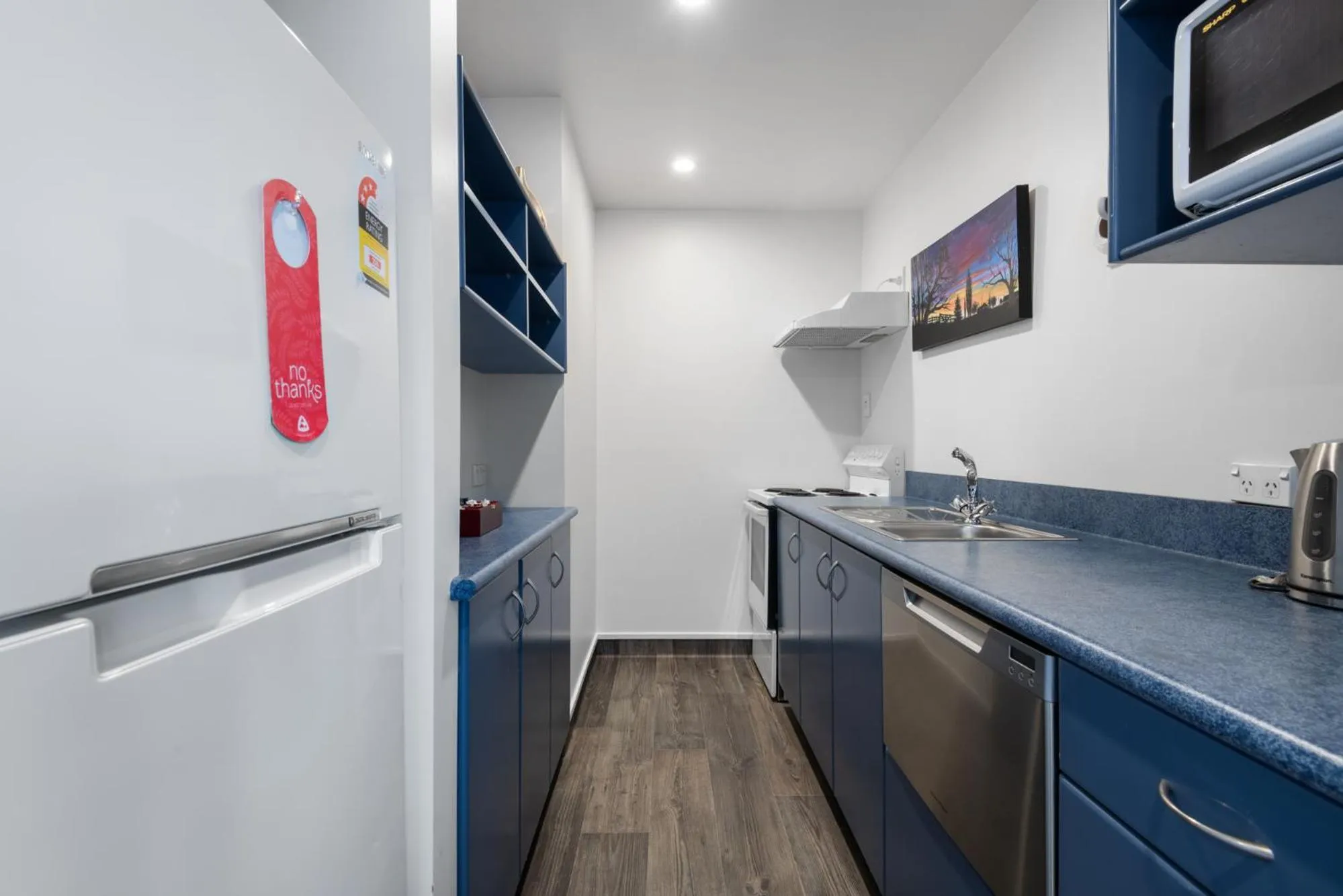 Kitchen or kitchenette in Panorama Motor Lodge