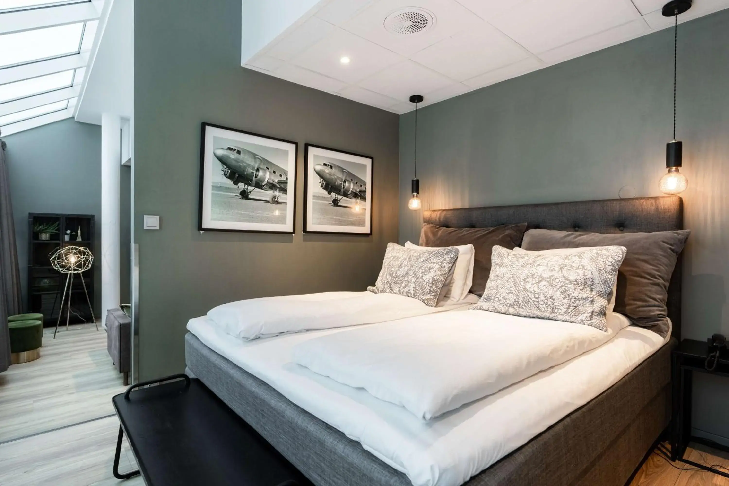 Bedroom, Bed in Scandic Hell Bedroom, Bed in Scandic Hell