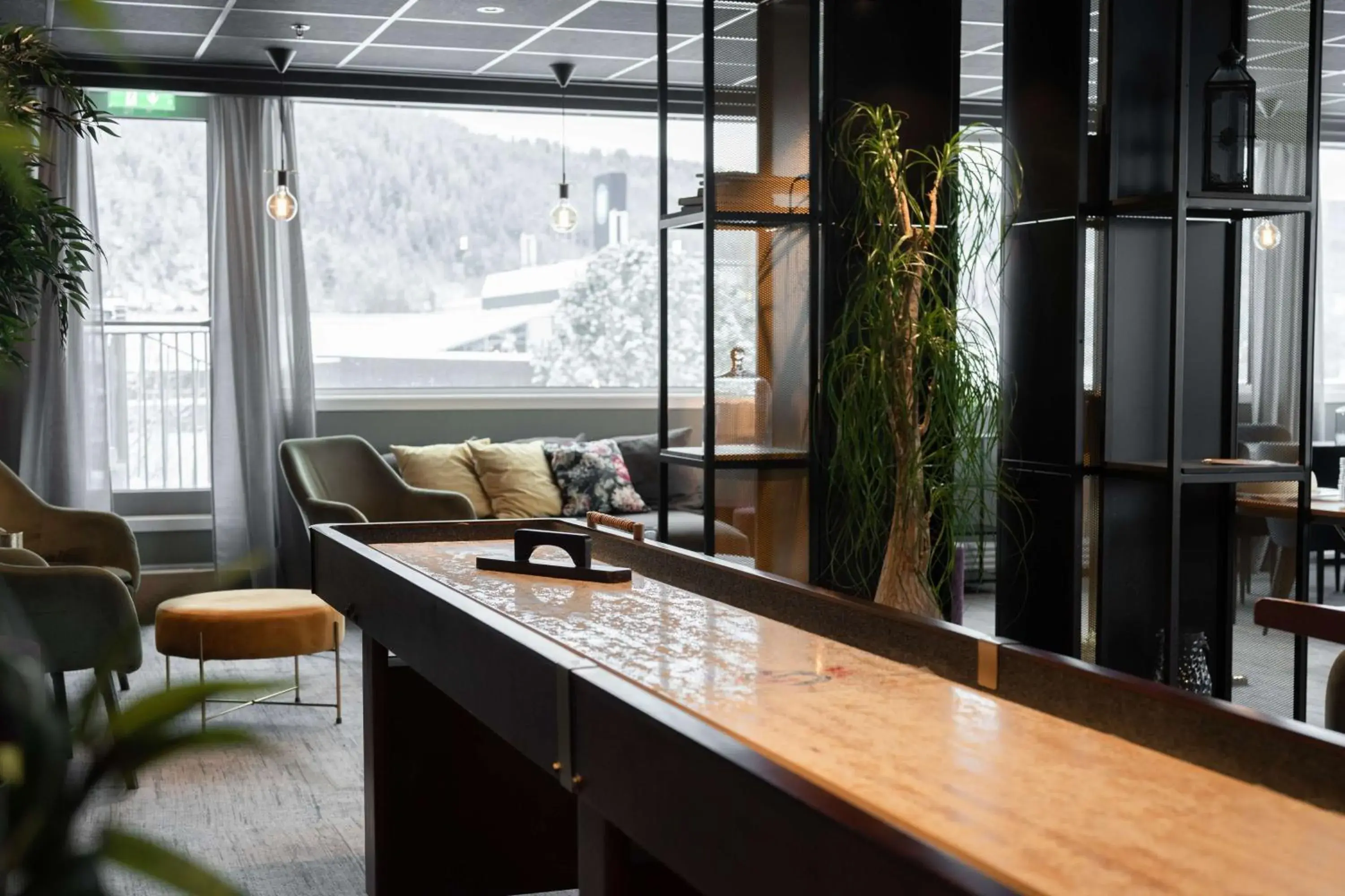 Lobby or reception in Scandic Hell Lobby or reception in Scandic Hell