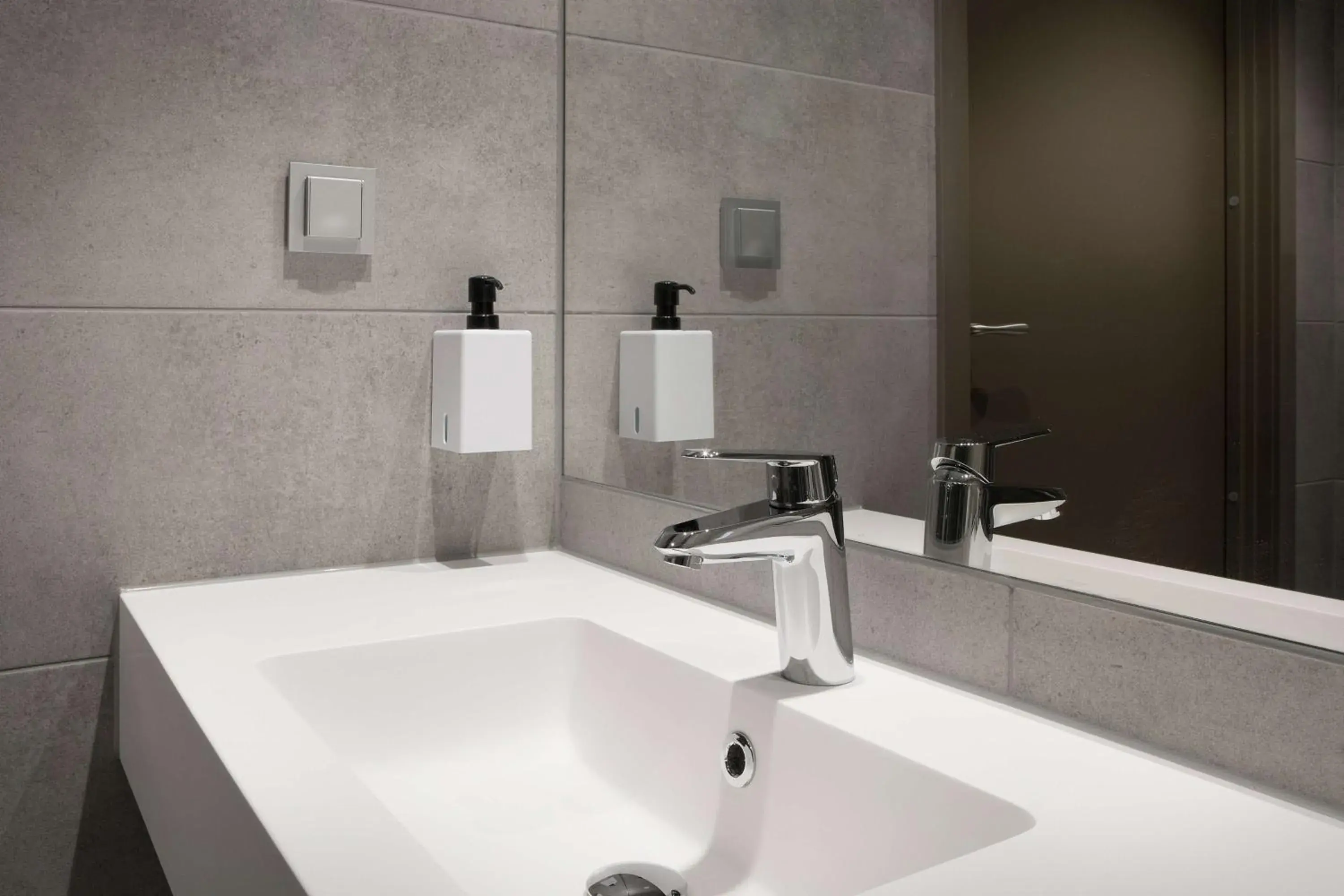 Bathroom in Scandic Hell Bathroom in Scandic Hell