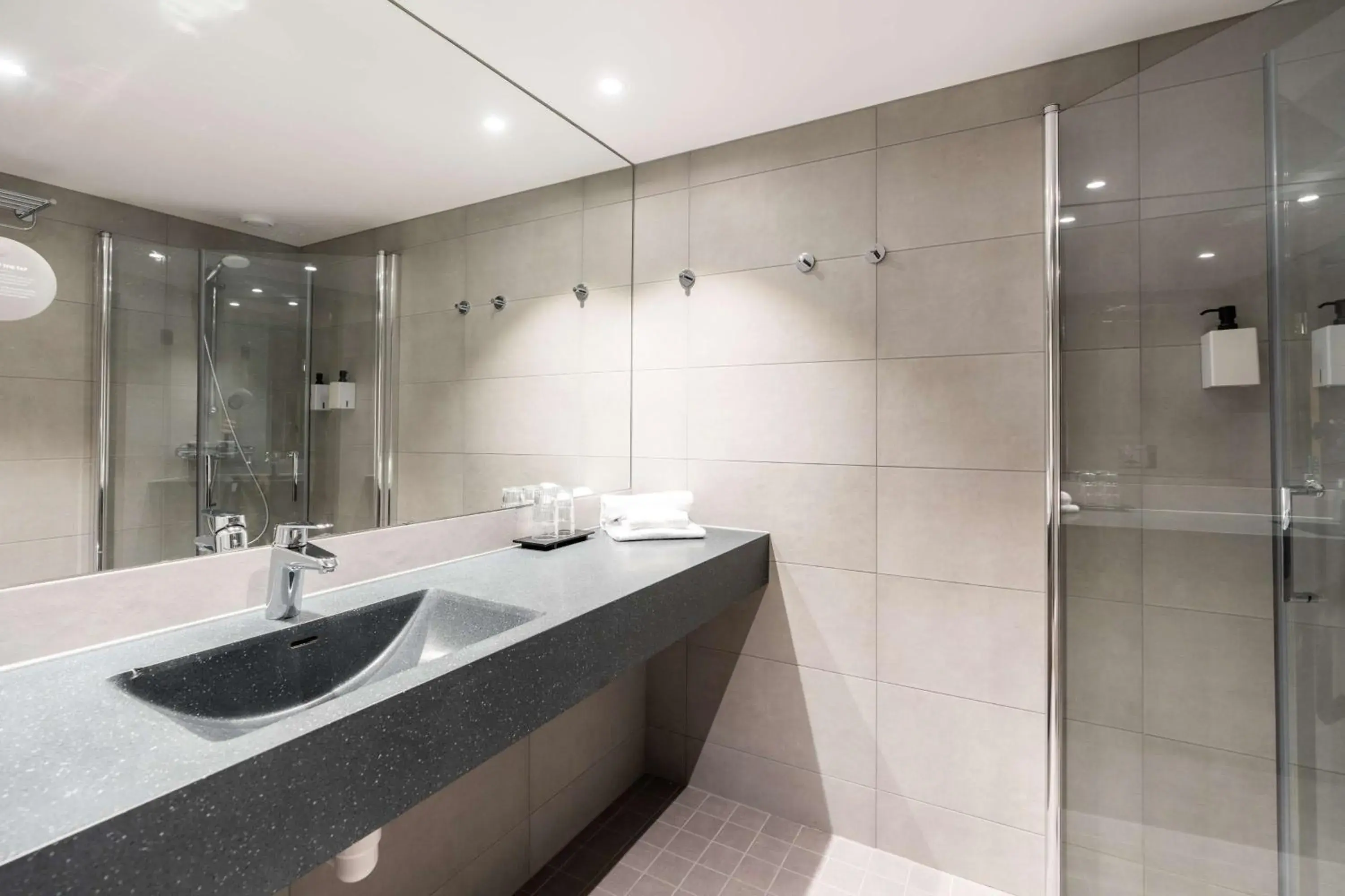 Bathroom in Scandic Hell Bathroom in Scandic Hell