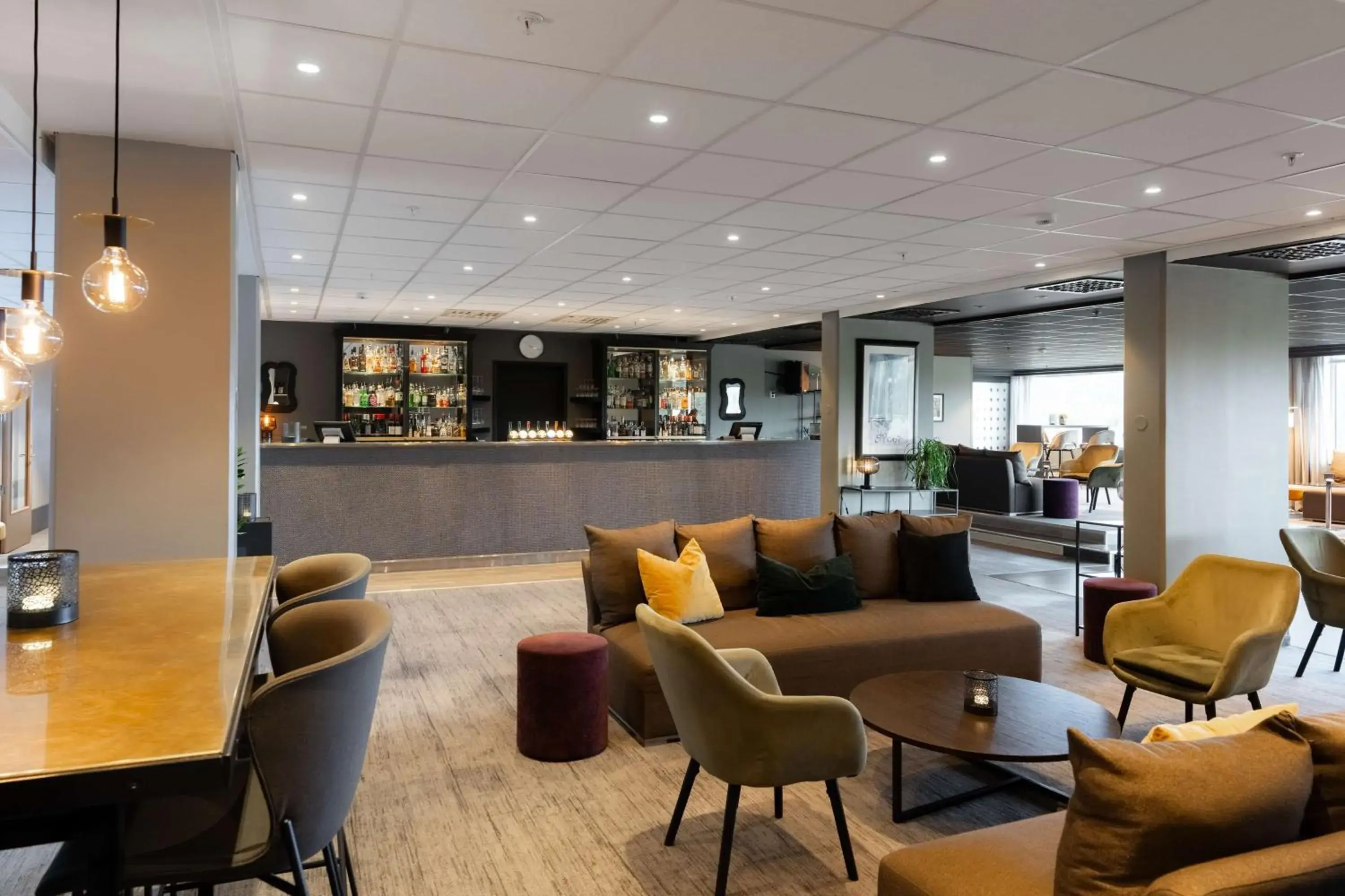 Lounge or bar in Scandic Hell Lounge or bar in Scandic Hell